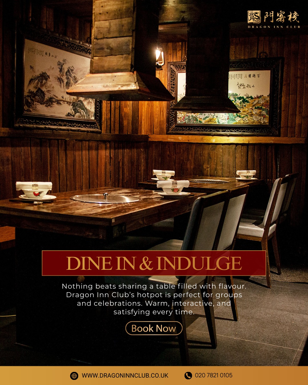 Looking for the perfect dine-in plan? Our hotpot promotion makes every visit extra special. Gather your friends and family for a bubbling feast. Book now and enjoy the experience.
#Dragoninclub #Sichuan #Sichuanhotpot #dimsum #london #pimilco #londonvictoria #buckinghampalace #chelsea #theatres