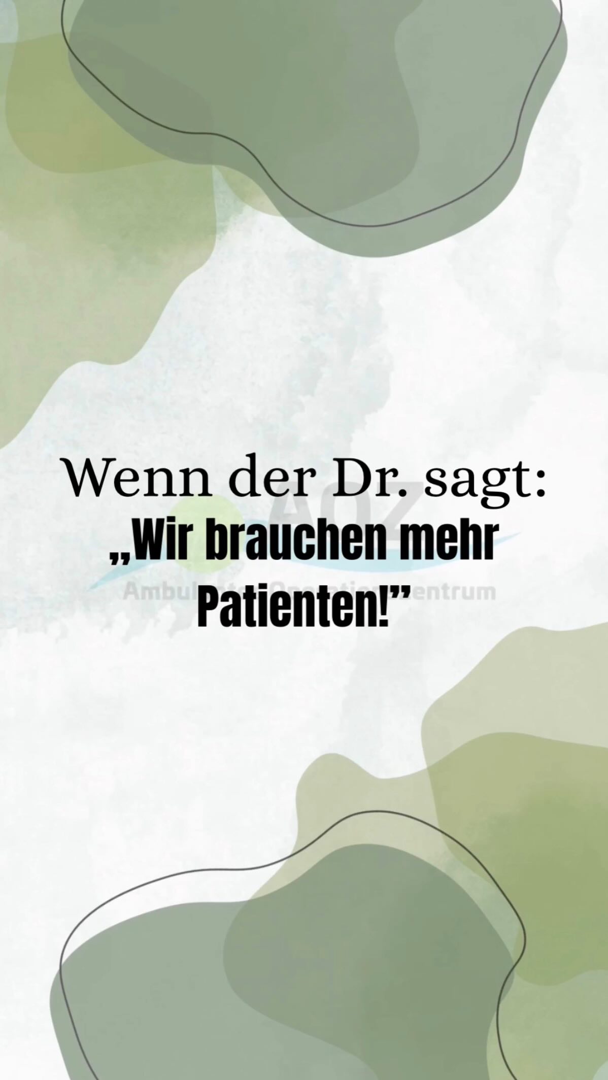 Der Arzt: „Wir brauchen mehr Patienten.“
Die MFAs draußen vor der Tür: 🏃♀️
sehen jemanden kurz stehen bleiben
„Perfekt, den nehmen wir.“ 💀😂
#aoztuttlingen #chirurgie #witzig #mehrpatienten #arzt