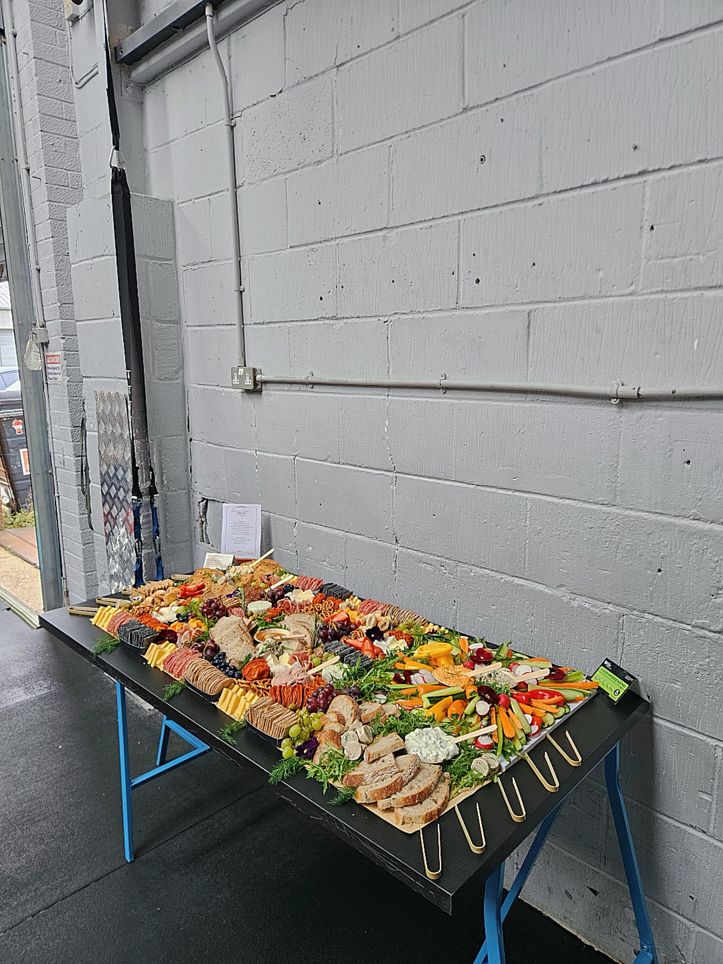 The Flat Grazing Table ✨
We tailor the flat-lay grazing table style to fit the surface provided. While we typically prefer a longer, narrower runner layout, we can adjust the setup to suit any size or space required.