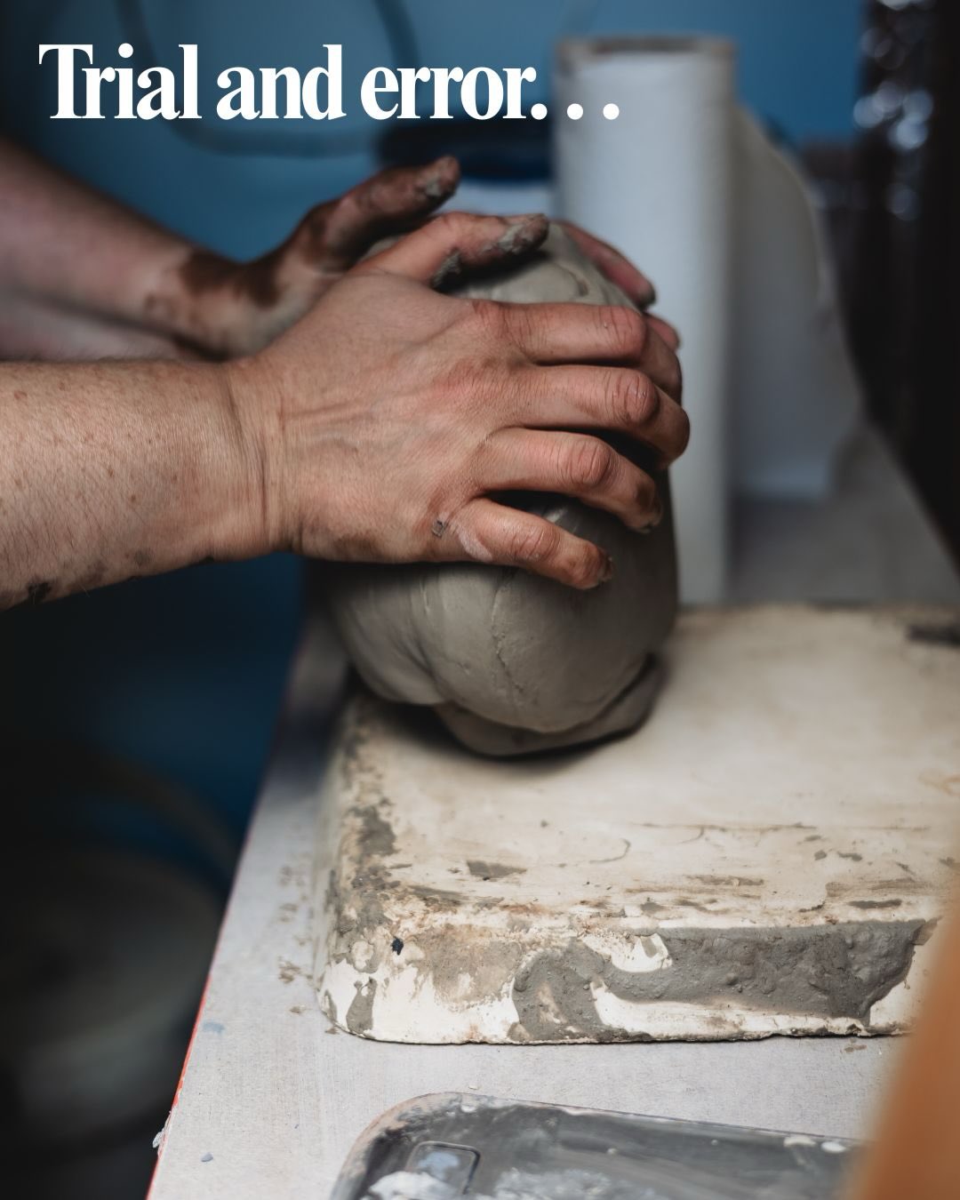 It’s trial and error for March meet the maker today. There have been so many trials and so many errors over the past few years, all playing their part in my learning.
Until it’s fired clay is infinitely recyclable. Doing reclaim is the way of making clay reusable. I was feeling slightly overwhelmed by my reclaim until I got a storage box outside my shed for my buckets.
There’s also trial and error involved in glazing and these little tiles are my tests of glaze and clay combinations. When they’re good they’re like little jewels, but there are lots of slightly weird ones, drippy ones, ugly ones…
For me, taking photos is all trial and error. It takes a lot of photos to get the ones that I’m happy with, and I’m often not sure what I’ve done to get the money shot! More trials, more errors!
#marchmeetthemaker #jenmakespots #reclaim #studiolife #trialanderror