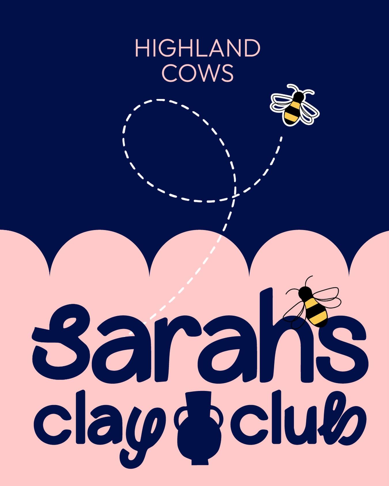 🐮 Sarah’s Clay Club: Highland Cows 🐮
Thursday 14th May, 7-9pm
£36 pp
Join us for a fun and relaxed clay hand-building workshop where you’ll create your very own adorable Highland cow sculpture with Sarah! Perfect for beginners and experienced makers alike, this session will guide you step-by-step through shaping, sculpting, and adding character to your clay cow.
Highland cows are known for their shaggy coats, sweeping horns, and charming personalities, making them the perfect subject for a creative clay project. During the workshop you’ll learn basic hand-building techniques such as pinching, shaping, and adding texture to bring your Highland cow to life.
All materials and tools are provided, and Sarah will be on hand to guide and inspire throughout the session. By the end of the workshop, you’ll have a unique handmade piece ready to be dried and fired.
✨ What’s included:
All clay and tools provided
Step-by-step guidance
Creative tips for texture and detail
A return to paint your highland cow once fired
A drink of your choice (excluding alcohol)
Whether you come with friends, family, or on your own, it’s a lovely way to unwind, get creative, and make something truly special.
No experience needed—just bring your imagination! 🎨