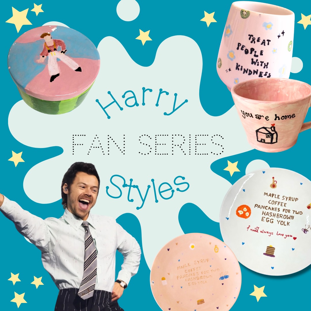 Harry Styles is back with a new album and we can’t wait to see all the wonderful creations that will begin to appear inspired by his new music! 💋🪩
We are celebrating with a Harry Styles themed pottery painting workshop on the 10th April, for an evening to get creative along to his new tunes and all the classics! 🕺🏻
Book your spot via our website