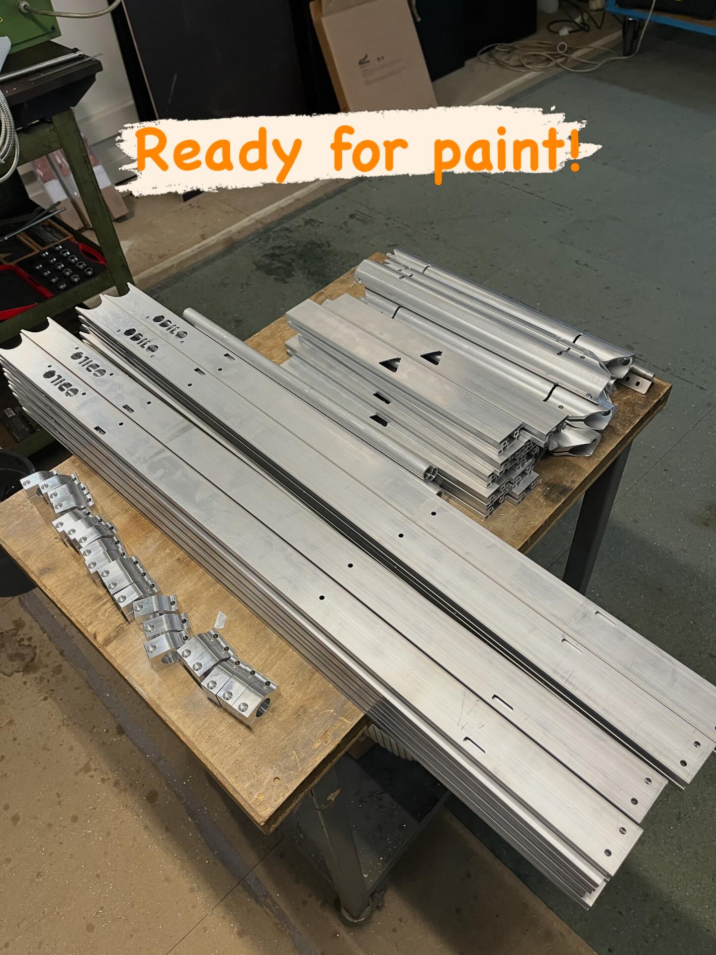 Our first batch of trailers is ready for paint! Stay tuned! 🥰