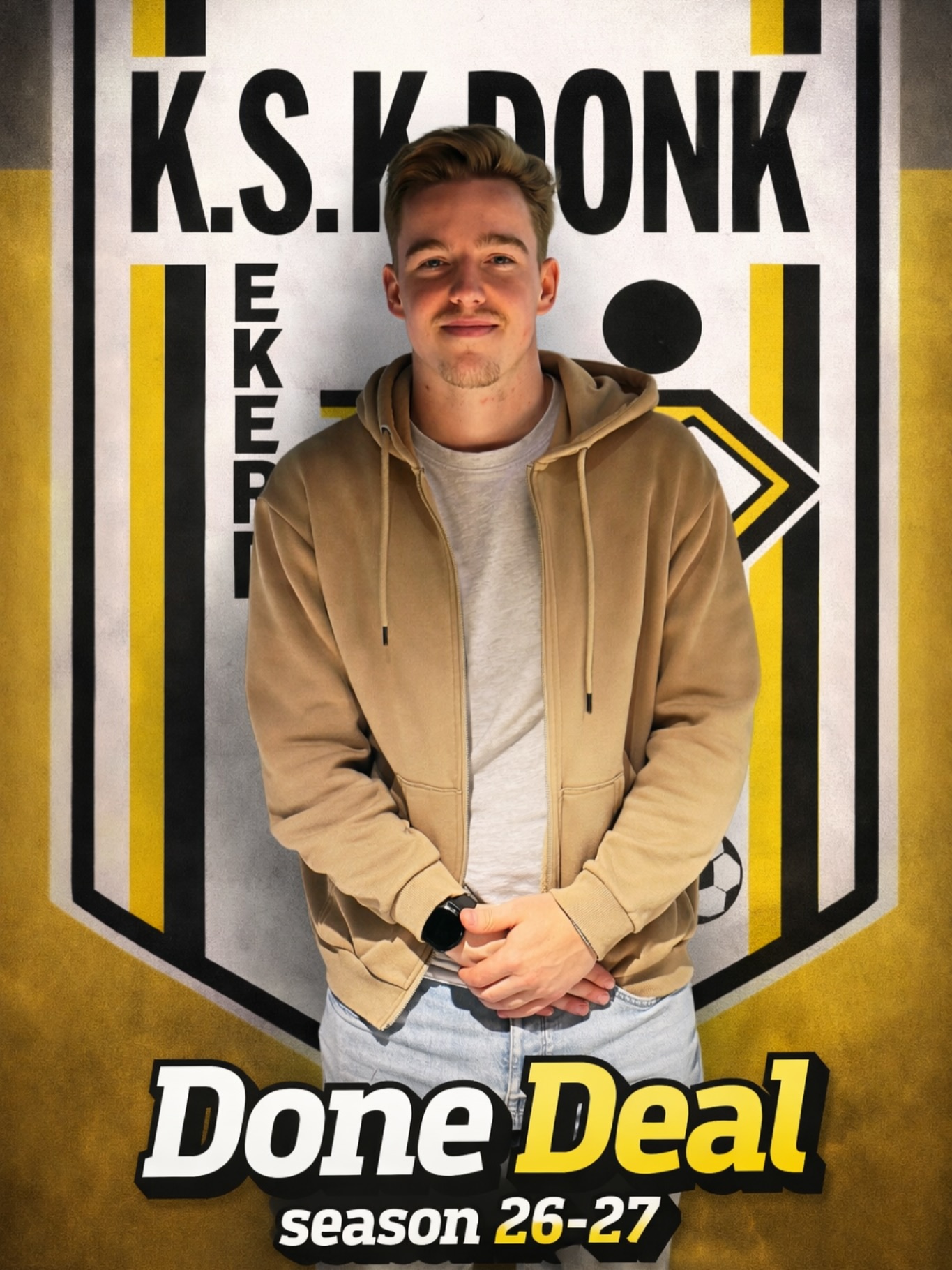 Onze familie blijft groeien… ⚫🟡
De derde aanwinst voor Season 26-27 is officieel!
Met veel plezier verwelkomen we ook Jordi bij onze club! ⚽
We zijn blij dat je deel wordt van onze ploeg en kijken uit naar een mooi seizoen samen.
Welkom bij de familie! 🤝🔥
#DoneDeal #Season2627 #jordidenisse