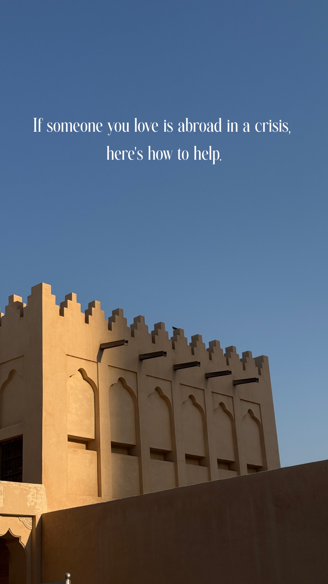 I've been seeing lots of videos of what not to do or say to people who got caught up in the current situation, so I thought it would be nice to have a video of what to do.