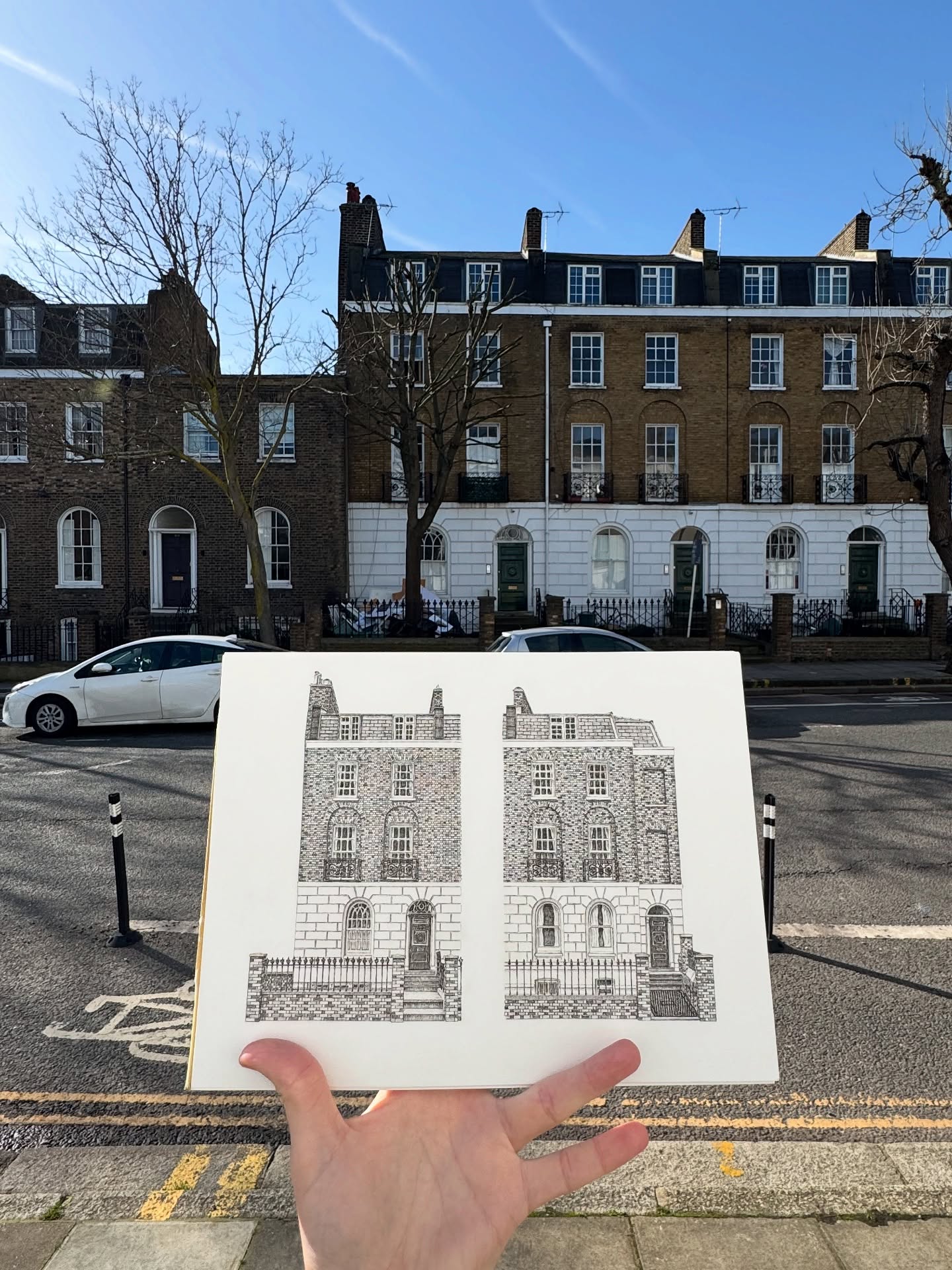 Bookends 📕
A privilege to draw a couple of chapters of an Islington life.
Here’s to many more 🏡 🌞
295 - 307 Liverpool Road, Islington
#pendrawing #illustration #finelinerart #draw