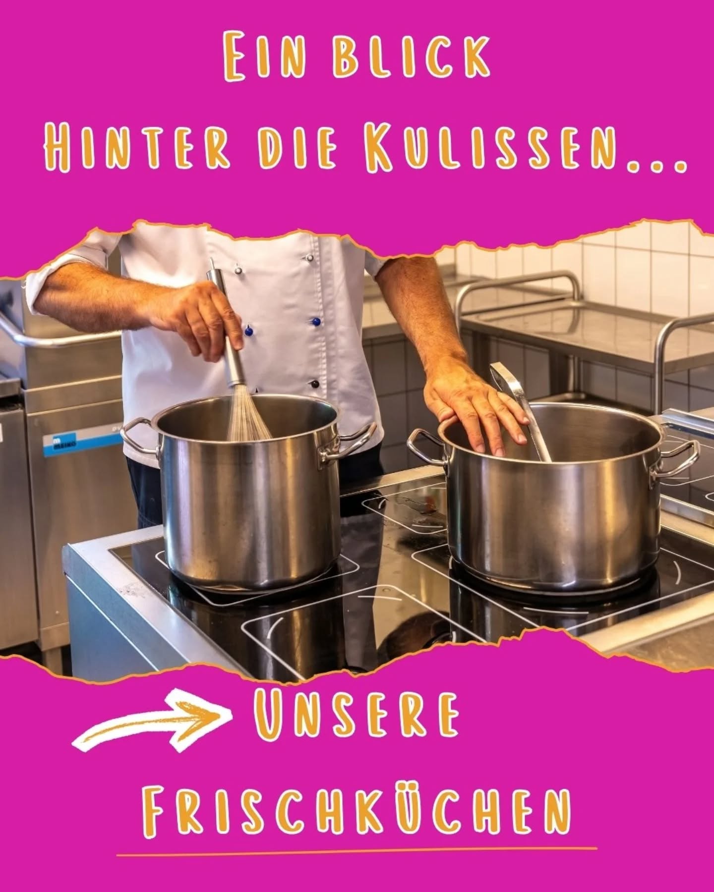 🧑🏻🍳 Hier gibt es einen Blick hinter die Kulissen unserer 4 Frischküchen 🧑🏻🍳
Wer steht hinter unseren Küchen am Herd, kümmert sich um den Speiseplan, macht die Bestellungen und Einkäufe und hat dabei stets die gesunde Ernährung aber natürlich auch die Wünsche und Vorlieben der Kinder im Kopf??? 😉
In den Küchen wird täglich Großes & Leckeres geleistet! 👍🏻
Ein großer Dank geht an unsere Köchin und Köche aber auch an die Teams in den Küchen sowie an alle unsere Hauswirtschaftskräfte!! 🤩
Jetzt seid ihr dran 🫵🏻
Was habt ihr in eurer Kindheit am liebsten gegessen⁉️
#flugrichtungzukunft #gesundeernährung #leckeressen #kindergartenessen #frischküche