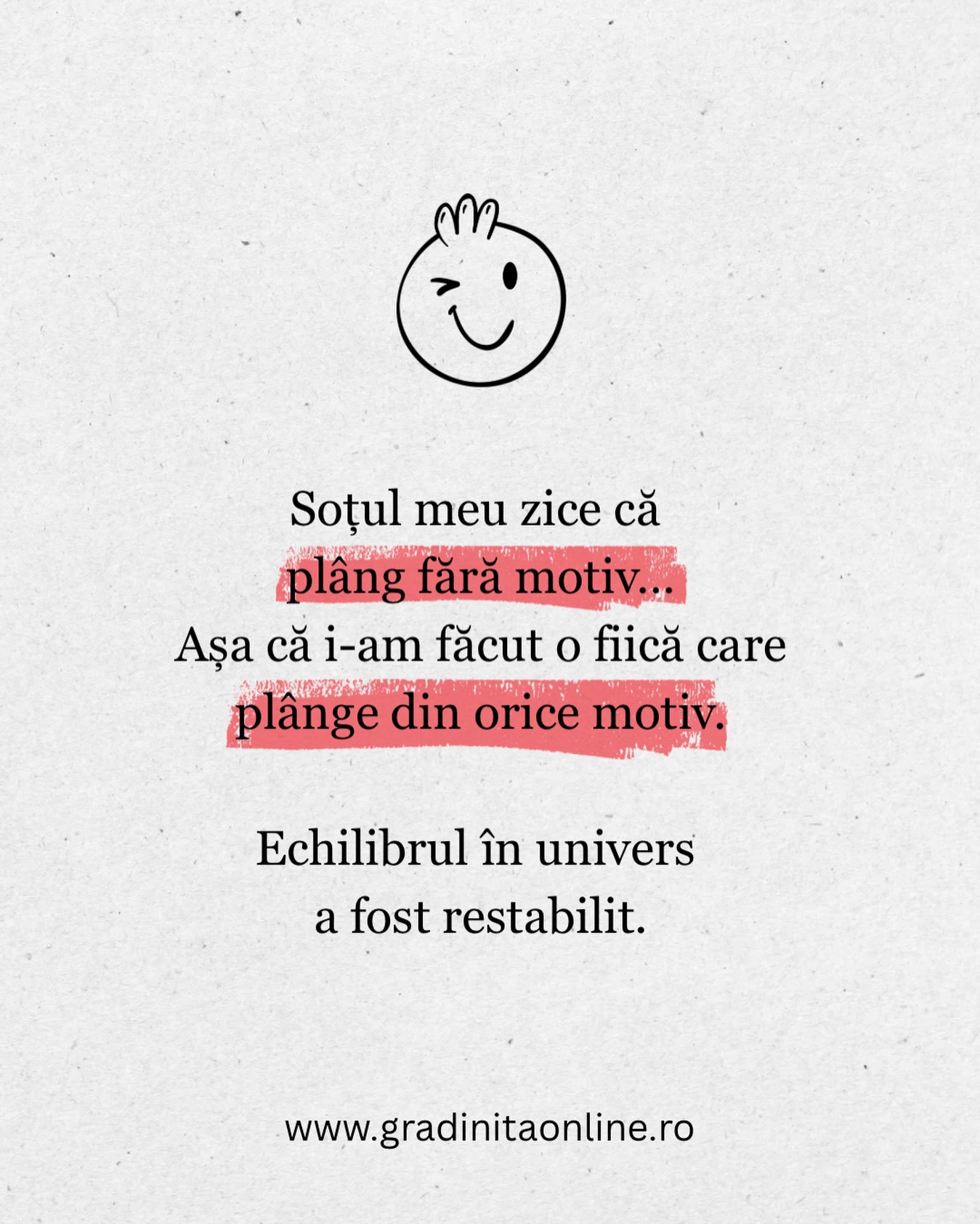 Echilibrul în univers a fost restabilit 😅
#gradinitaonline #parenting