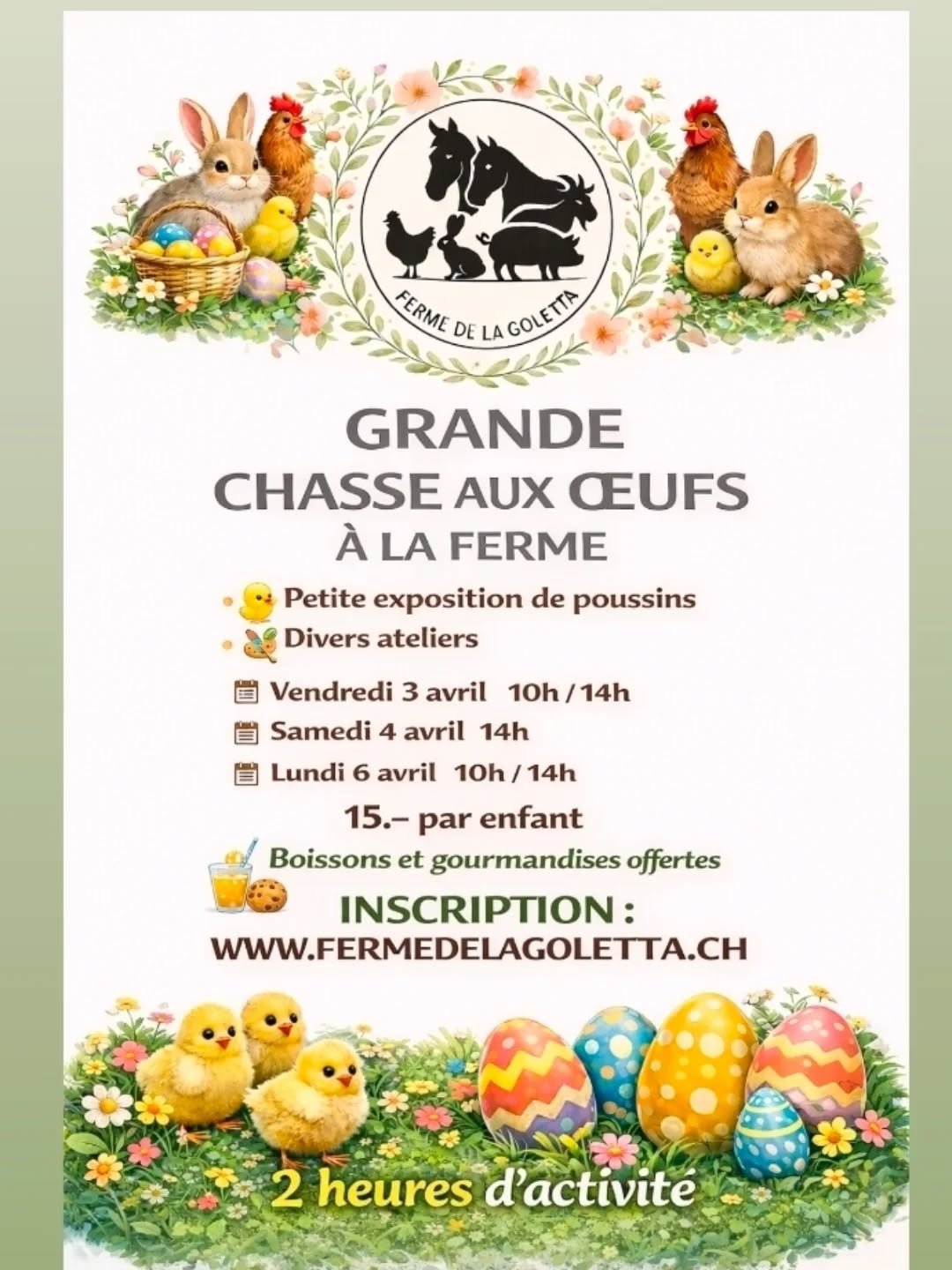 Chasse aux œufs à la ferme
#animaux#chasseauxoeufs#découverte#ferme