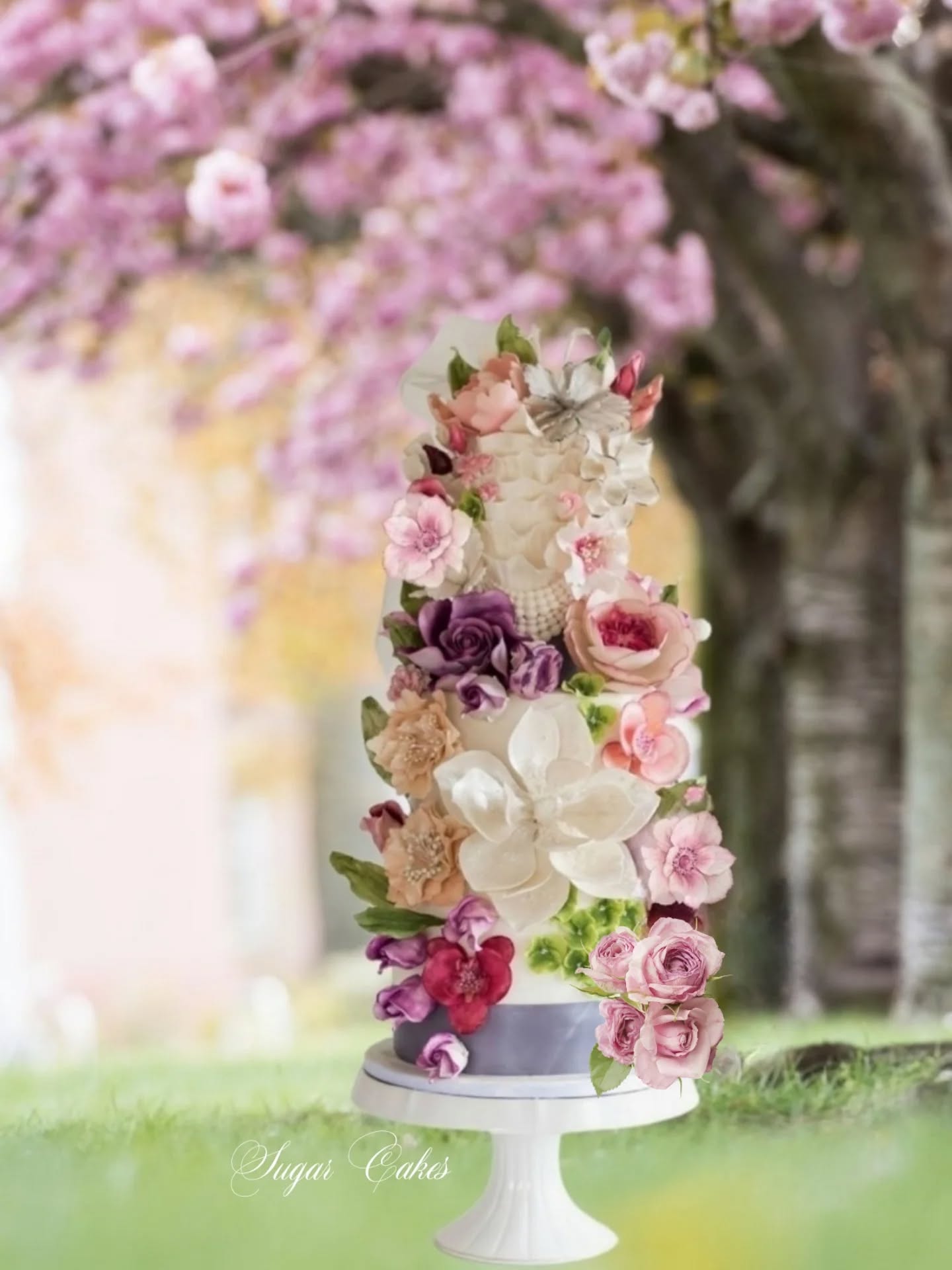 "Breath of Beauty " wedding cake 🩷
@barco_bake for the most beautiful sugar flower color range 🩷
#weddingcakes #weddinginspiration #luxurydesign @saweddings #bridetobe❤️