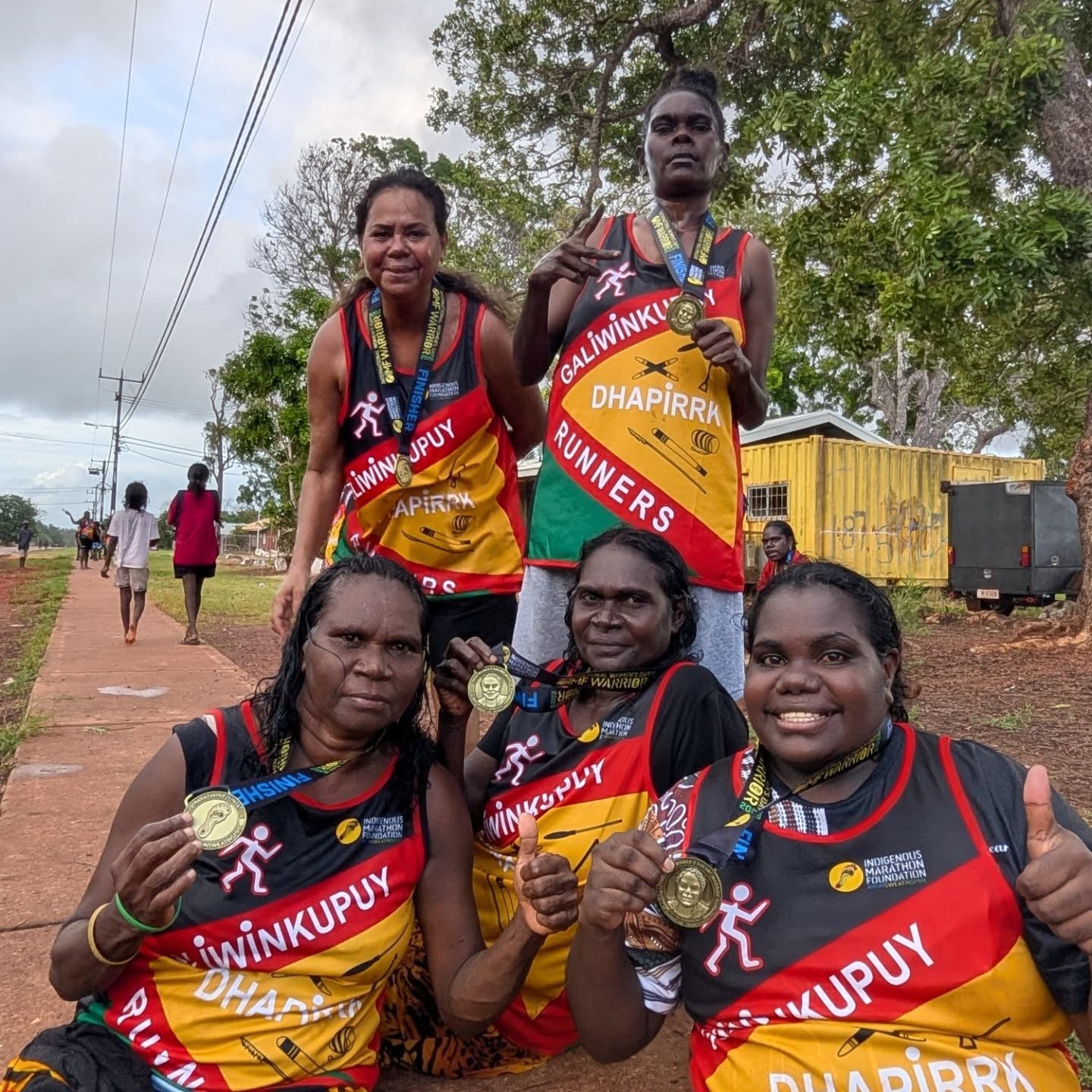 🏅 GWS staff joined the IWD Women’s Warrior Run 🏅
Today our Galiwin’ku Women’s Space (GWS) staff proudly joined the 3km Women’s Warrior Run with the Galiwin’ku community to celebrate International Women’s Day.
It was a powerful afternoon walking and running together, celebrating the strength of women and recognising the incredible achievements of Evelyna Dhamarrandji. Not only for the marathons she has completed, but for the path she continues to clear for other women and girls to follow. 👣
Thank you to everyone who came together to support the run and celebrate the strong, powerful, loving and caring women in our community.
Together we celebrate women. Together we move forward. 💜
GALIWIN'KUPUY DHAPIRRK RUNNERS
#RunSweatInspire
#GiveToGain
#IWD2026
#everystepmatters