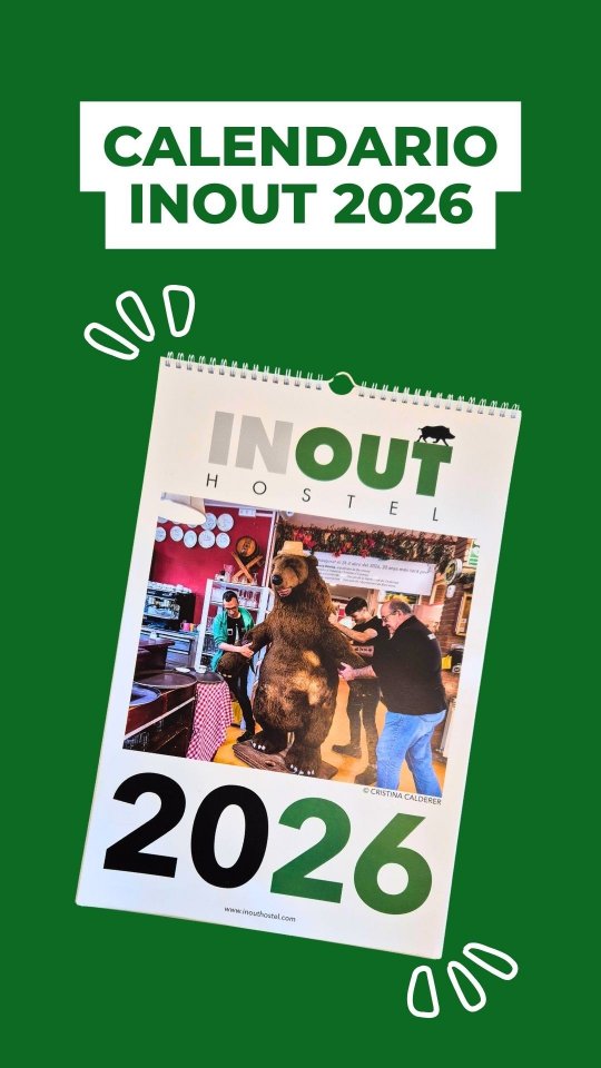 📅 ¿Cuál es tu mes favorito?
Nuestro calendario es solidario y puedes conseguirlo por 10 € en recepción.
Te acompañamos todo el año 💚
___
📅 Quin és el teu mes preferit?
El nostre calendari és solidari i el pots aconseguir per 10 € a recepció.
T’acompanyem tot l’any 💚
___
📅 Which month is your favourite? Our calendar supports a social project and you can get it for 10 € at reception. It will accompany you all year 💚
#INOUTHostel #Barcelona #Calendar