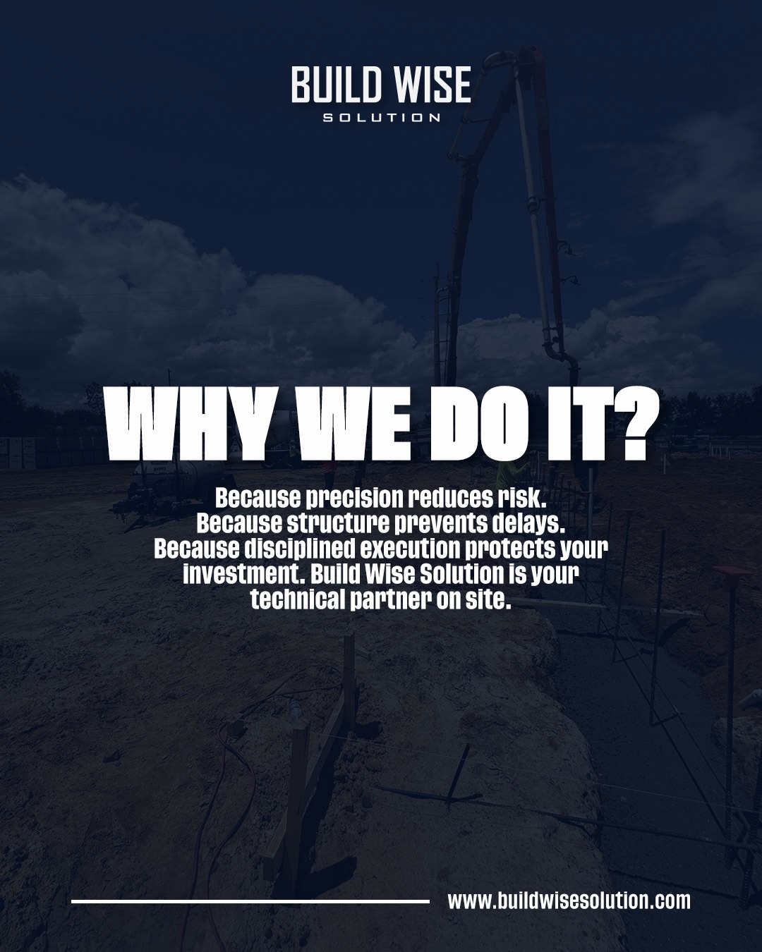 Commercial construction requires more than manpower. It requires structure.
At Build Wise Solution, we combine technical expertise, advanced equipment and disciplined execution to support projects from planning to completion.
A reliable partner committed to protecting your timeline, standards and investment.
#BuildWiseSolution #CommercialConstruction #ConcreteServices #ProjectManagers #ConstructionPartner