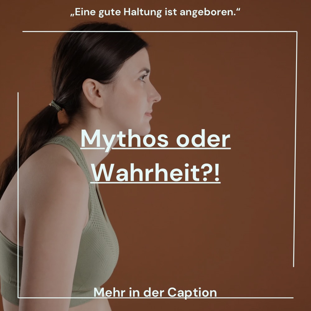 Mythos oder Wahrheit? 🤔
„Eine gute Haltung ist angeboren.“ ❌
Auflösung: MYTHOS! ✅
Erklärung:
Unsere Haltung wird stark durch unseren Alltag beeinflusst – viel Sitzen, einseitige Belastungen oder wenig Bewegung können sie verschlechtern. Die gute Nachricht: Haltung lässt sich durch gezieltes Training, Physiotherapie und Kräftigungsübungen deutlich verbessern. Eine starke Rumpfmuskulatur ist dabei besonders wichtig. 🧍♂️✨
Fazit:
Eine gute Haltung ist kein Zufall – sondern trainierbar! 💪