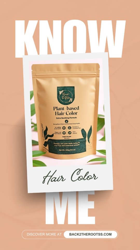 Plant-based care for naturally beautiful hair.
Experience the power of botanicals with rich black color and an extra soothing formula that nourishes while it colors.
Because your hair deserves color that cares. ✨
#BackToTheRoots #PlantBasedHairColor #NaturalBeauty #HairCareRoutine #BlackHairColorBotanicalBeauty