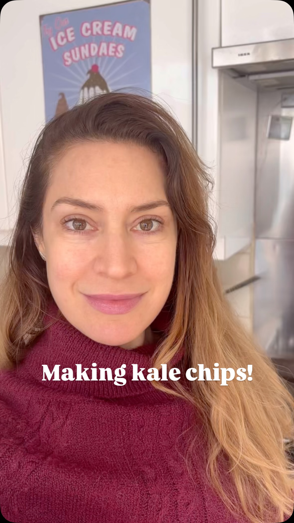 KALE CHIPS! A healthy snick snack.
Would you make these? Let me know if you do!
Recipe:
Kale (stalks removed)
Olive oil
Salt
Maybe beetroot powder (available in hippy dippy shops)
Mix ingredients and coat the kale evenly.
Dehydrate in the oven at 100 degrees centigrade for about 40 mins. DONE.
Note: it’s easy to over to them. You want them green and crispy, not black and charred, hence LOW AND SLOW in the oven.