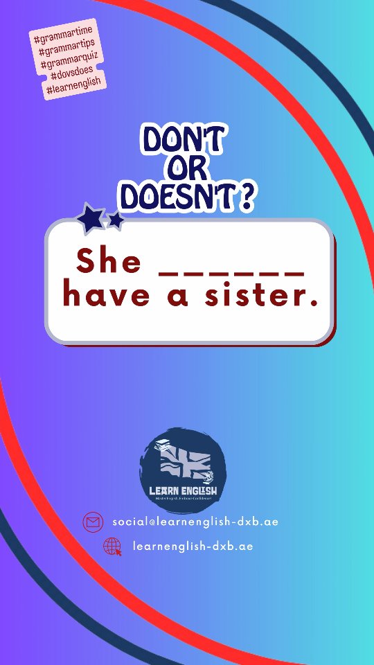 It's #grammartime try today's mini #grammarquiz and learn how to use #doandoes #grammartips #learnenglish