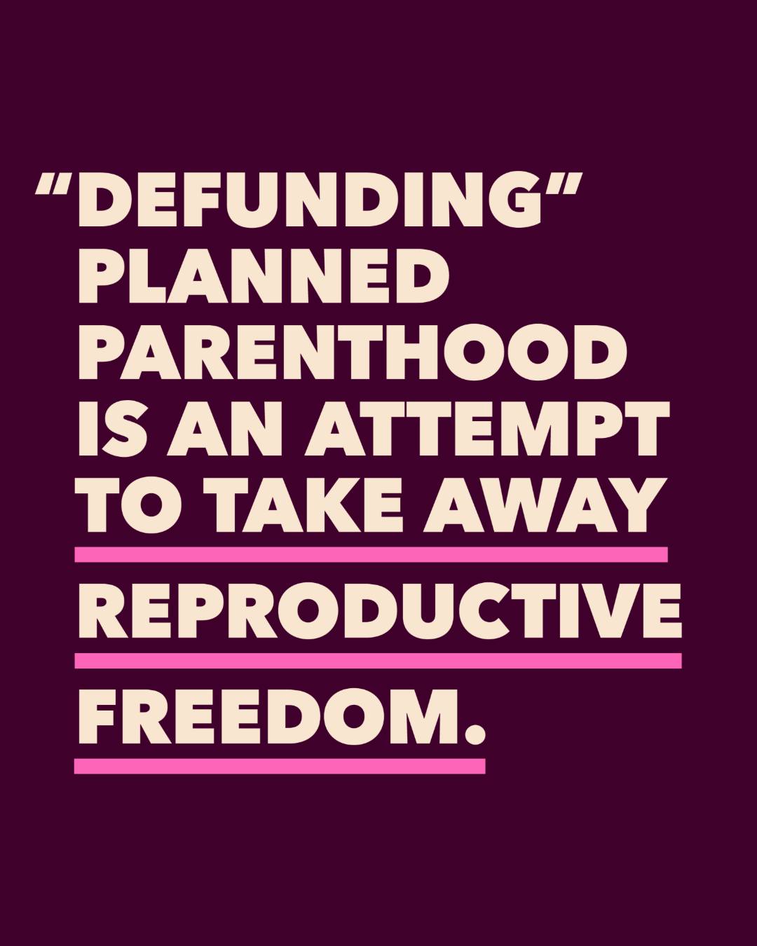 The politicians trying to deny patients' care and “defund” Planned Parenthood want to shut down Planned Parenthood health centers, strip abortion access, and block patients on Medicaid from getting the health care they need.
Michiganders fought too hard to protect our reproductive freedom to have access stripped away by Washington politicians. That's why we'll never stop fighting to ensure everyone can access the care they need — no matter who they are, where they live, or how much money they have.
If you're ready to join the fight, sign up as a PPAM member at the link in our bio.