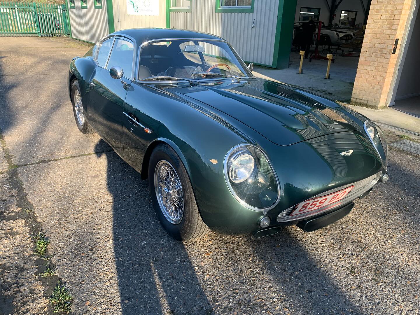 Finally a dry day for test miles #AstonMartin #DB5 #db4gtzagato #restoration #classicastonmartin