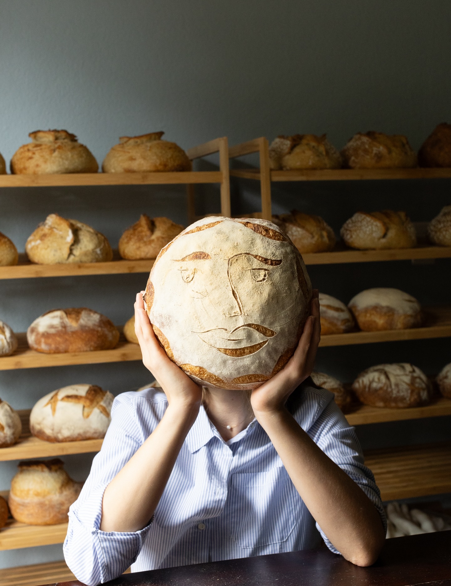 self-portrait.
Sourdough scoring and shaping tutorials, classic sourdough recipes, timeless discard recipes, and even a chapter on sourdough accompaniments - all of this and more grace the pages of Plain Jane Sourdough, a sourdough cookbook being released this year.
Preorders are now open on @amazon @barnesandnoble @target @walmart and wherever books are sold.
Link in bio to order.
Soli Deo Gloria.
#plainjanesourdough #sourdough #art #bread cookbook
