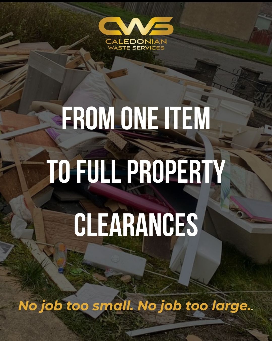 Some jobs are small. Others are much bigger.
From single item collections to full property clearances, we provide reliable waste removal across Edinburgh and the surrounding areas.
Get in touch if you’d like a quote.
#wasteremoval #edinburgh #houseclearance #wastemanagement #localbusiness #edinburghservices