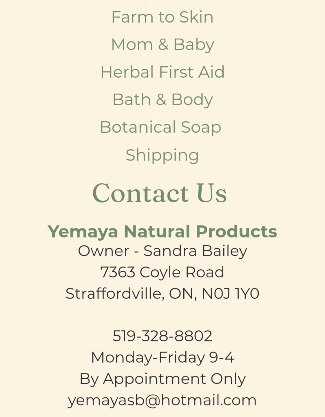 Updating the website and social media channels to match the new adventures! Stay tuned for more to come! #Yemayanaturalproducts #yemaya #straffordville #ontario #farmtoskin