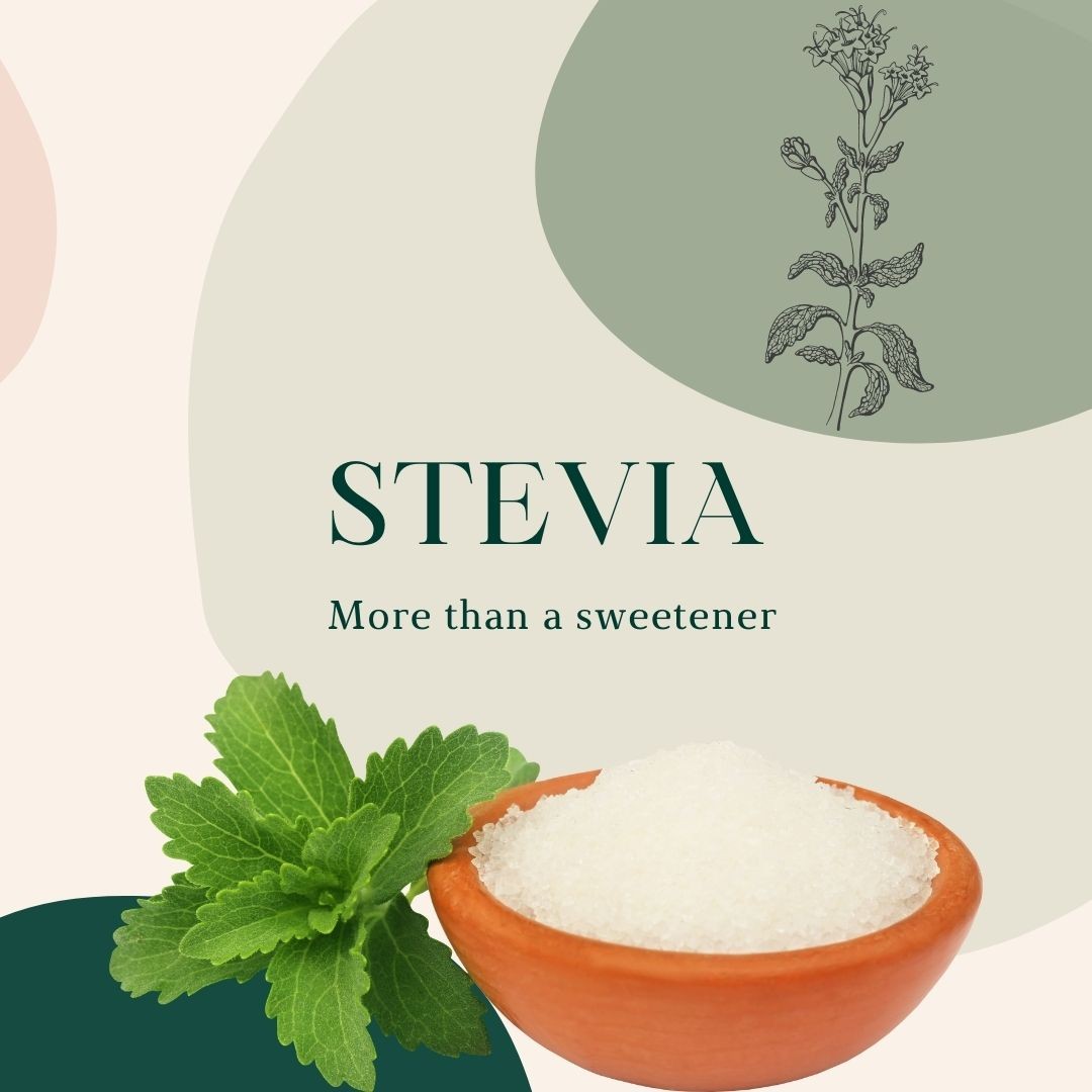 Stevia Part 1! I'm sure you've heard of Stevia before, but did you know it does so much more than sweeten without sugar? Please note that not all Stevia products are created equal, and a lot are mixed with other sweeteners, like erythritol, which we do not recommend. Pure stevia extracts with proven compounds are the gold standard! #herbalife #naturopathy #stevia #cholesterol #lifestyle #naturalhealing #plantmedicine #naturalsweetener