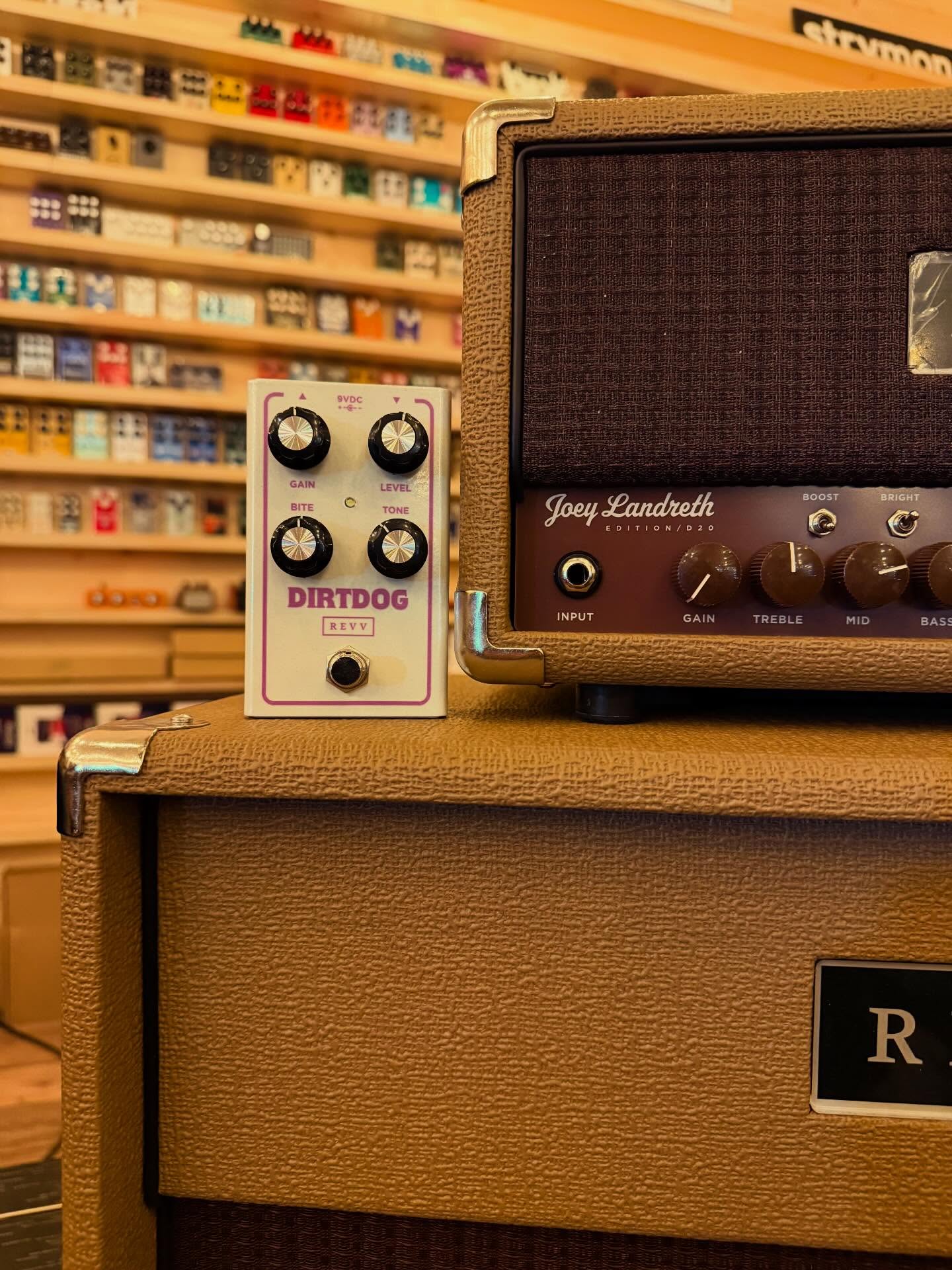 The new Dirt Dog Overdrive from @revvamps and @joeylandreth has arrived at GB Music & Sound, Canada’s destination for tone.