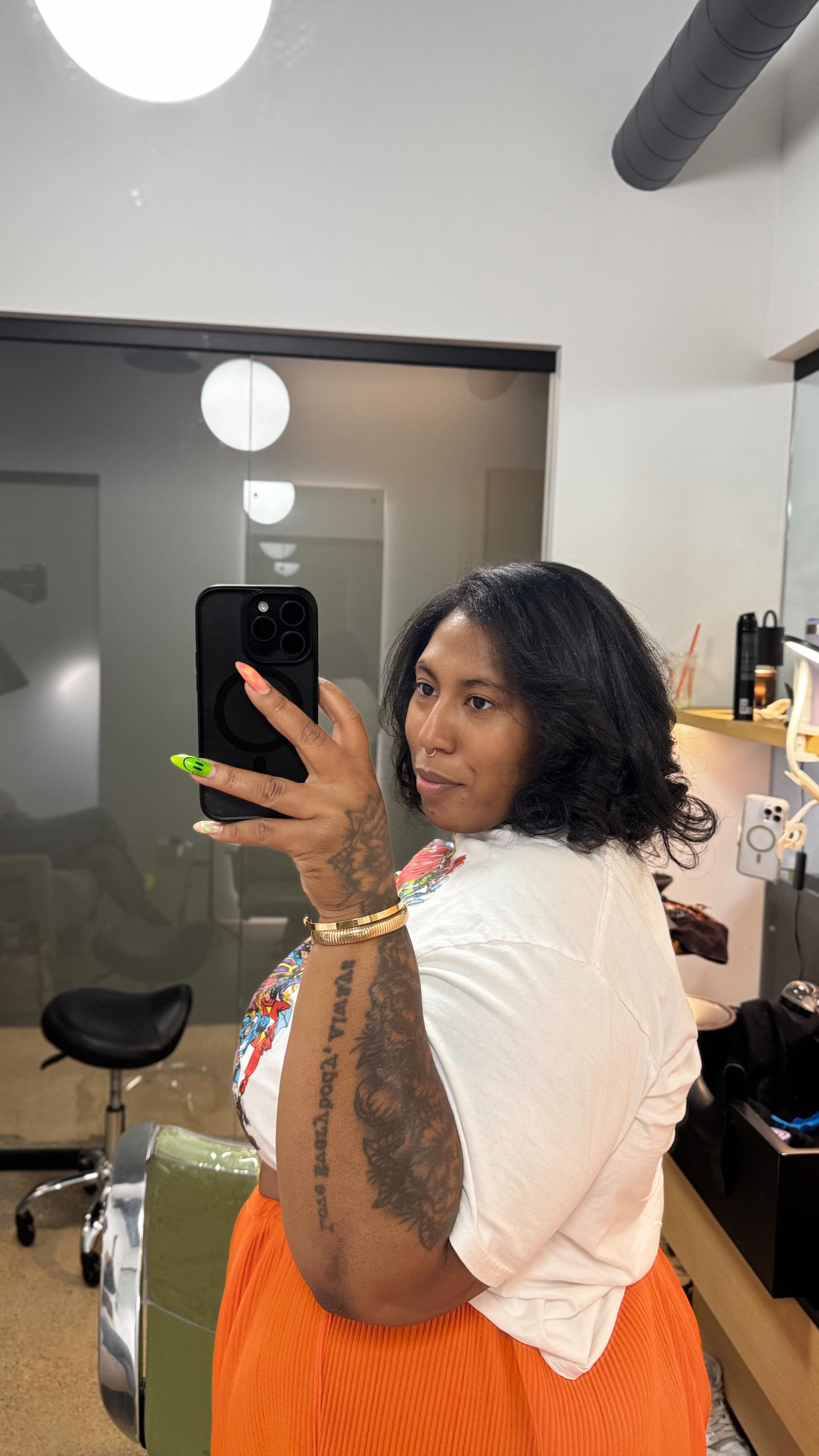 I finally went and got my hair refreshed this week, and whew… I didn’t realize how much I needed it.
I’ve been in full mommy mode for so long that sometimes taking care of me falls to the bottom of the list. And if I’m being honest, the first thing to go is usually my hair. I am what @iamblackgirlcurls calls a lazy natural, and I embrace that title fully.
But sitting in that chair today reminded me that even though I’m a mommy and wife, I am first and foremost a woman, and I deserve to feel beautiful.
To every mama who’s been pouring into everyone else lately this is your reminder that you deserve to feel beautiful too.
#momlife #blackcontentcreators #momselfcare #naturalhairjourney #millennialmom