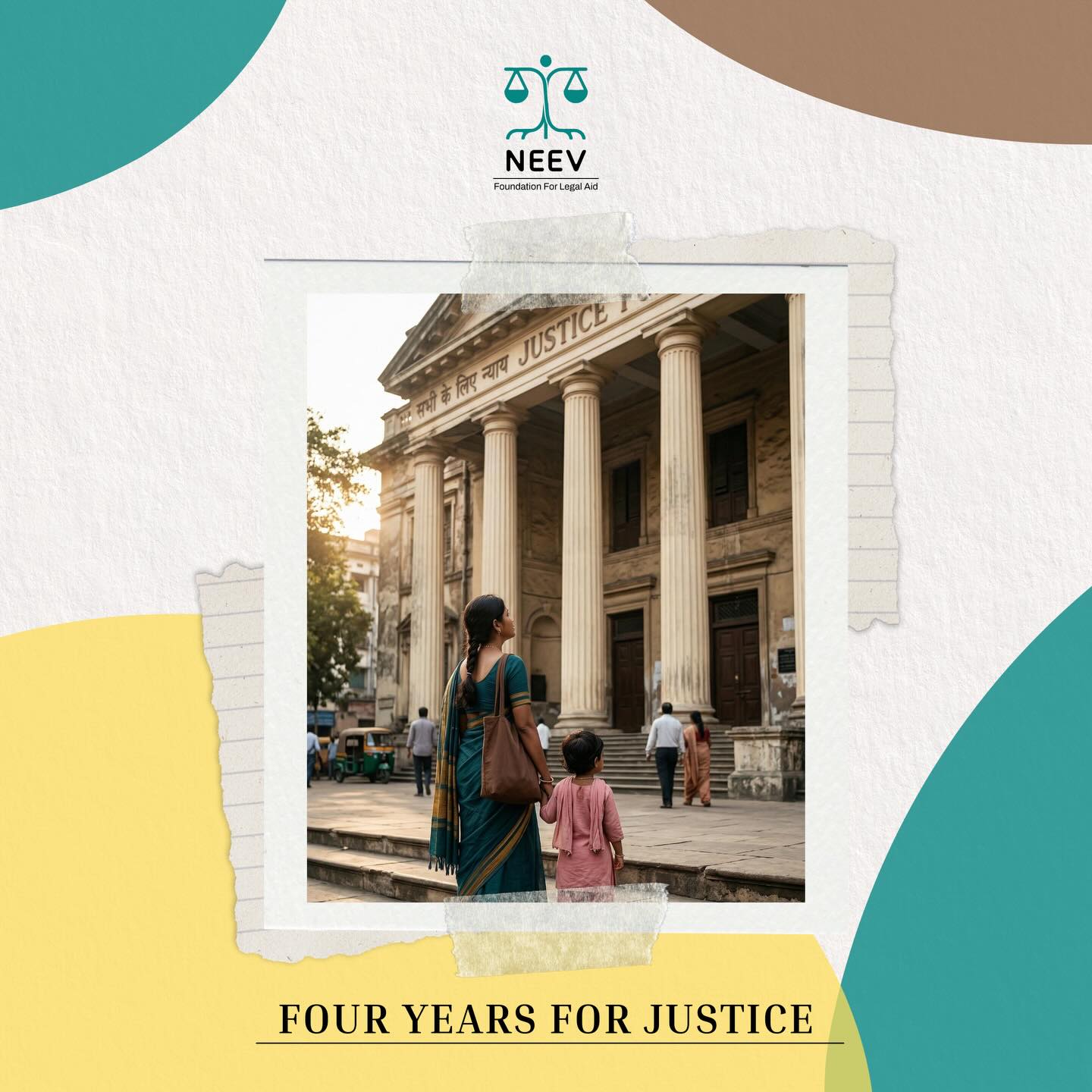 Justice must not only be done — it must also be seen to be done.
After four years of litigation, J now has a judgment in her favour.
But in reality, much of the earlier maintenance ordered by the court still remains unpaid — a reminder that in many cases, winning in court is only the first step.
For women navigating the legal system without money, influence, or support, enforcement often becomes the hardest battle.
At Neev Foundation, we continue to stand beside women like J — not just until the judgment, but until justice is actually realised.
Swipe to read J’s journey.
#LegalAid
#DomesticViolence
#WomenAndLaw
#GenderJustice
#RightToJustice
LegalEmpowerment
WomenRights
JusticeDelayed
NeevFoundation