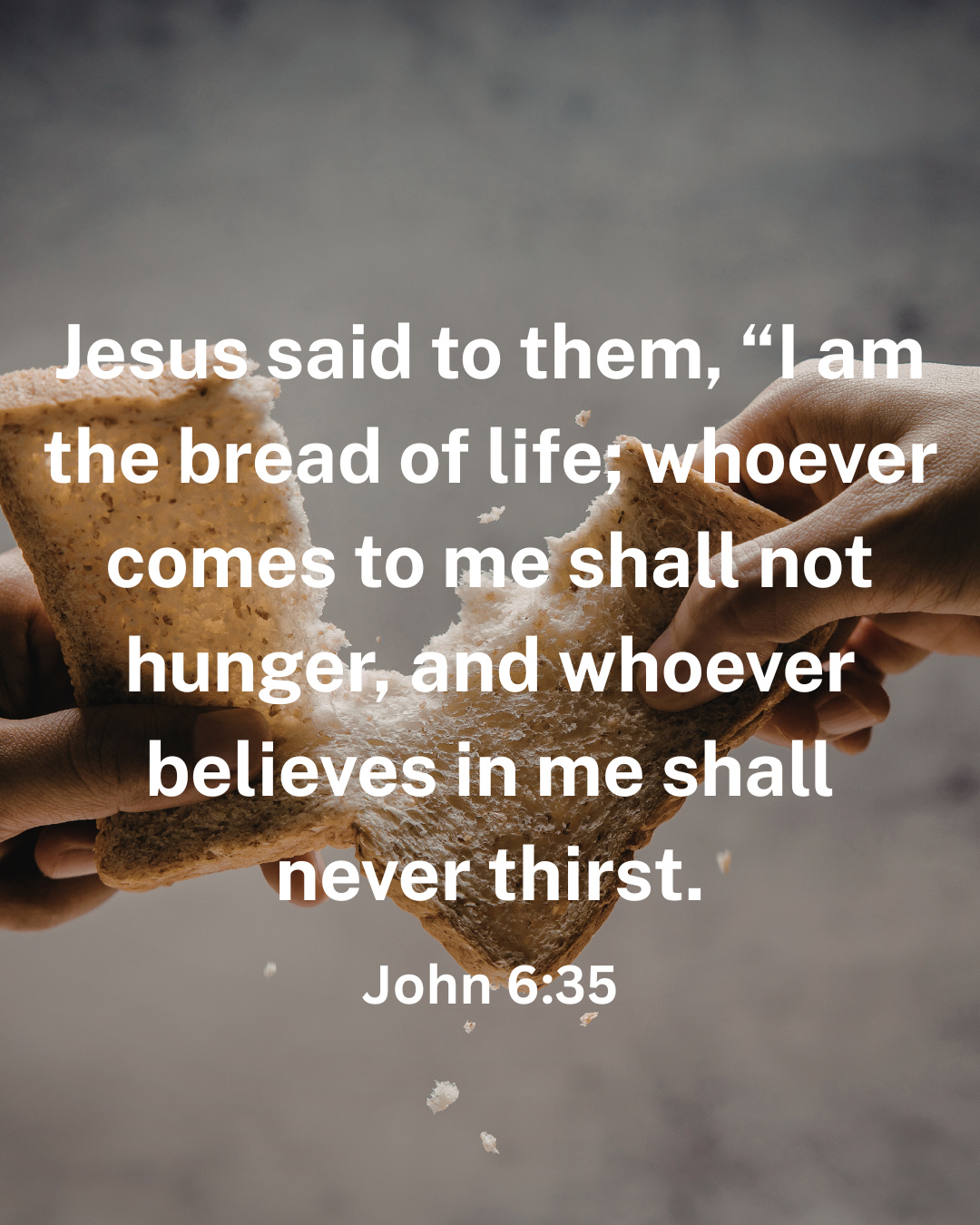 🌟 "I am the bread of life; whoever comes to me will never go hungry." – John 6:35 🌟
This Sunday, let's reflect on the profound meaning of Jesus as our sustenance. Just as bread nourishes our bodies, His presence nourishes our souls. How does this scripture resonate with you today?
Join the conversation in the comments below and share how you find nourishment in your faith! 🍞✨