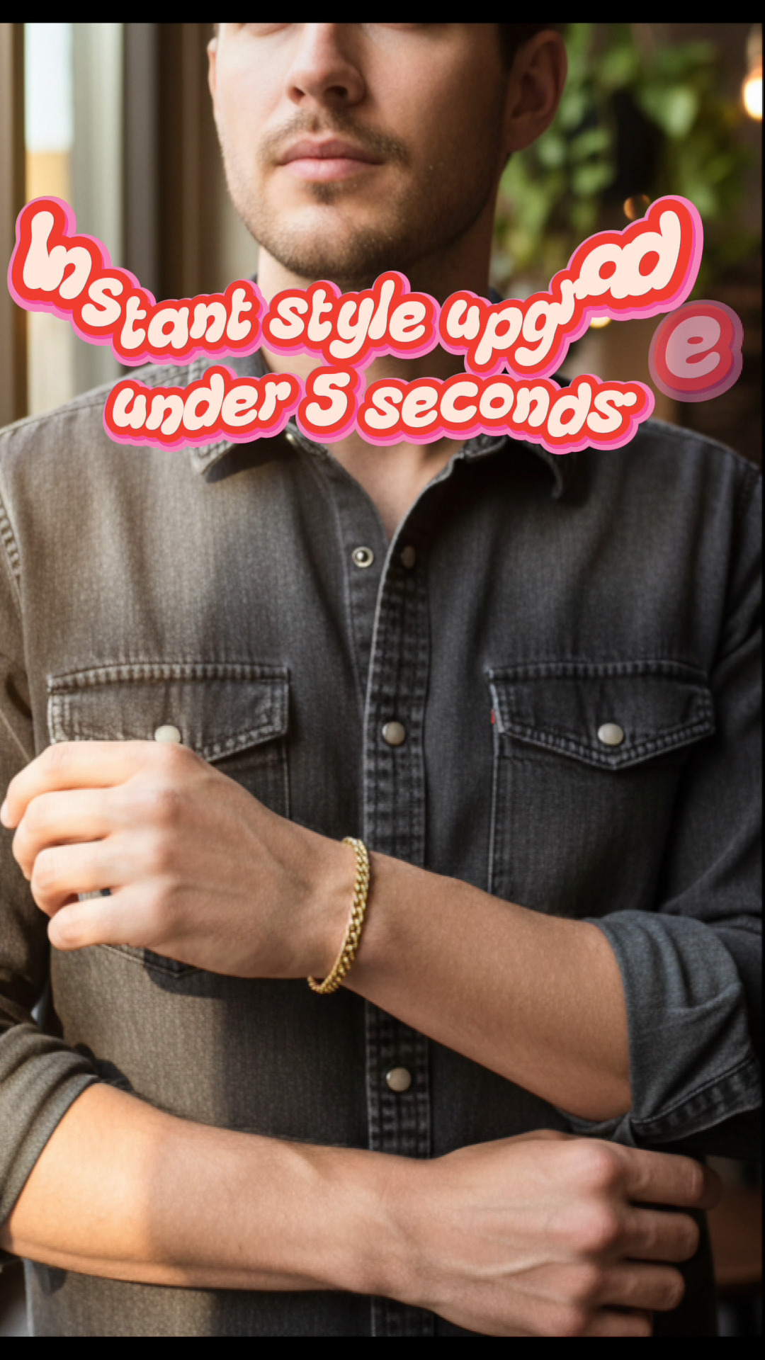 Coffee in hand, sleeves rolled up, and the details on point. โ๏ธ You do not need to overdo it to look put together. A subtle flash of gold from the Leporem Cuban Link is all it takes to elevate a simple denim shirt. It is that effortless weekend vibe we are all chasing. Link in bio to shop the look.
Hashtags: #effortlessstyle #mensaccessories #wristgame #leporem #cubanlink #mensfashionpost