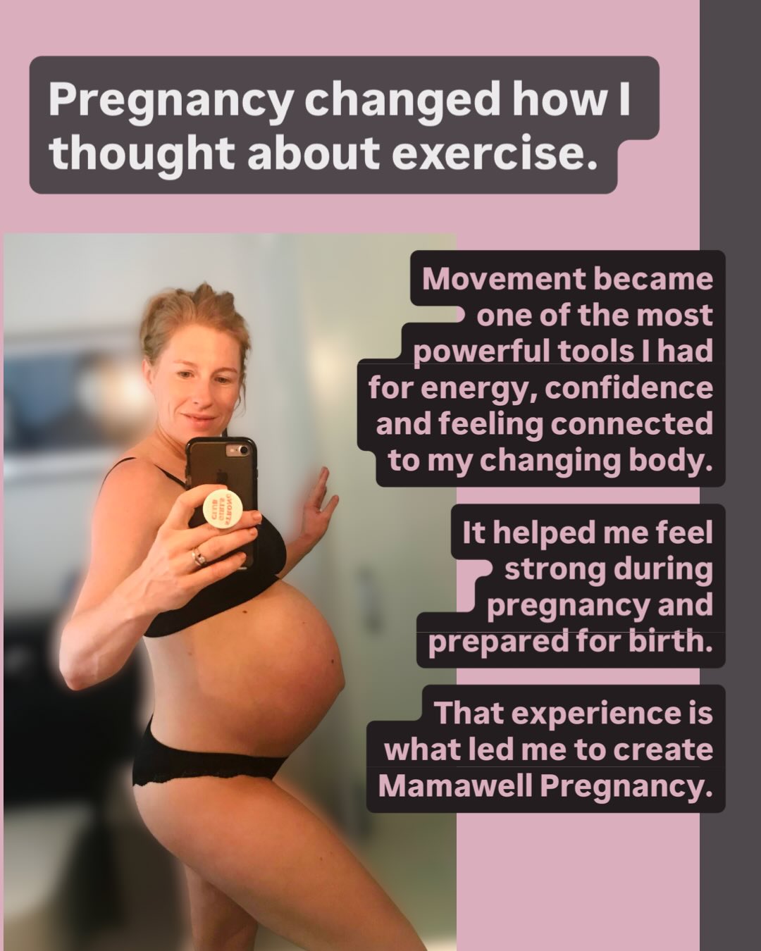 🌸 When I was pregnant, movement became one of the things that helped me feel most like myself.
Not because I was trying to “stay fit”, but because it gave me energy, helped with the aches that started appearing as my body changed, and made me feel stronger and more connected to what was happening.
But I also remember how confusing exercise advice during pregnancy could feel. One article says something is safe, another suggests avoiding it entirely, and suddenly you’re second-guessing every workout.
That experience is one of the reasons I created the Mamawell pregnancy programme.
It’s designed to remove the guesswork and give women a clear, supportive way to keep moving throughout pregnancy. Inside the programme you’ll find strength workouts, pregnancy-safe cardio, yoga, Pilates-based movement, breathwork and pelvic floor work, all designed specifically for pregnancy and adaptable as your body changes.
The aim isn’t perfection or pushing harder. It’s helping you feel strong, supported and confident in your body during pregnancy.
If you’re pregnant and looking for a safe way to keep moving, you can explore the full programme with a free two week trial.
Link in bio. Rosie x