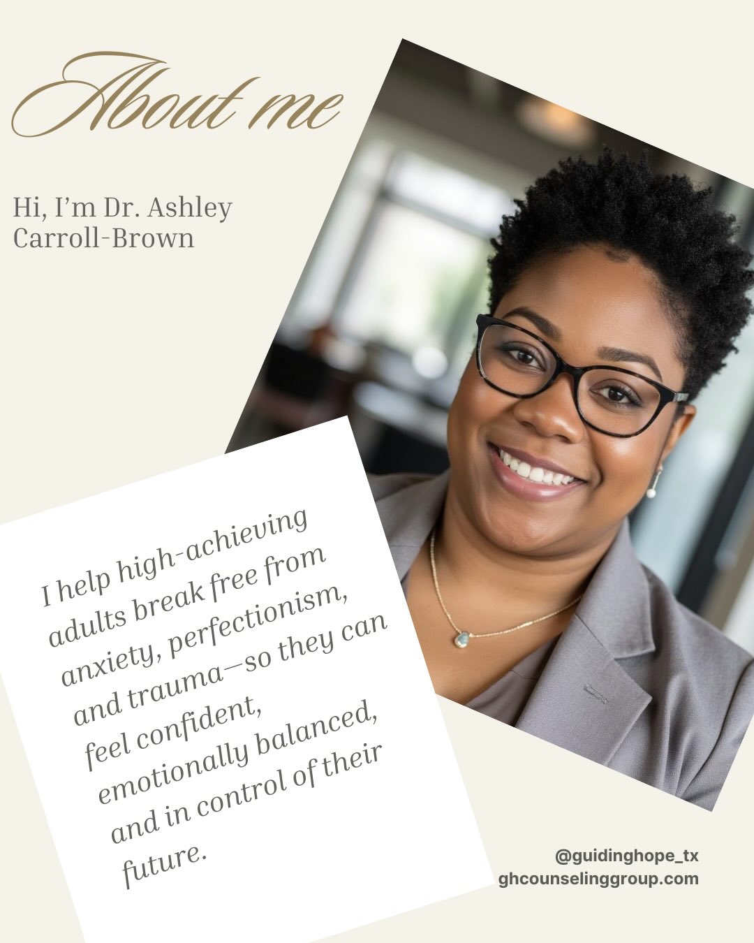 ✨ Meet the Team at Guiding Hope ✨
We believe connection starts with knowing who’s walking alongside you. Over the next few posts, we’ll be introducing our clinicians and sharing more about their backgrounds, specialties, and the unique ways they support healing and growth.
Whether you’re navigating anxiety, trauma, life transitions, or the postpartum journey—you don’t have to walk alone. We’re here to guide you with compassion and expertise.
Swipe for more and stay tuned as we highlight each of our amazing team members! 🌿
#GuidingHope #MeetTheTeam #MentalHealthMatters #TherapyThatHeals #YouAreNotAlone