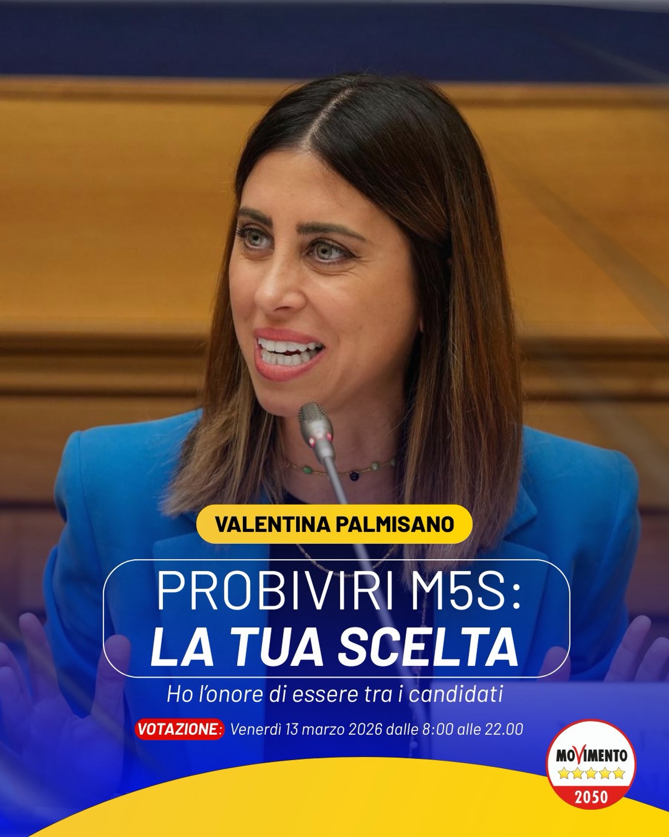 Con enorme sorpresa e una profonda emozione, ho appreso di essere stata indicata dal Consiglio Nazionale nella rosa dei 10 nomi per il Collegio dei Probiviri. Per questo ringrazio il Presidente @giuseppeconte_ufficiale e miei colleghi.
Essere tra i profili scelti per questo ruolo di garanzia mi onora e rafforza, se possibile ancora di più, il mio senso di appartenenza a questa meravigliosa comunità. È una responsabilità che accolgo con umiltà e dedizione.
Saranno gli iscritti a scegliere i 5 componenti finali: le votazioni online si terranno venerdì prossimo.
Grazie a chi vorrà sostenermi in questo percorso di trasparenza e partecipazione! @movimento5stelle