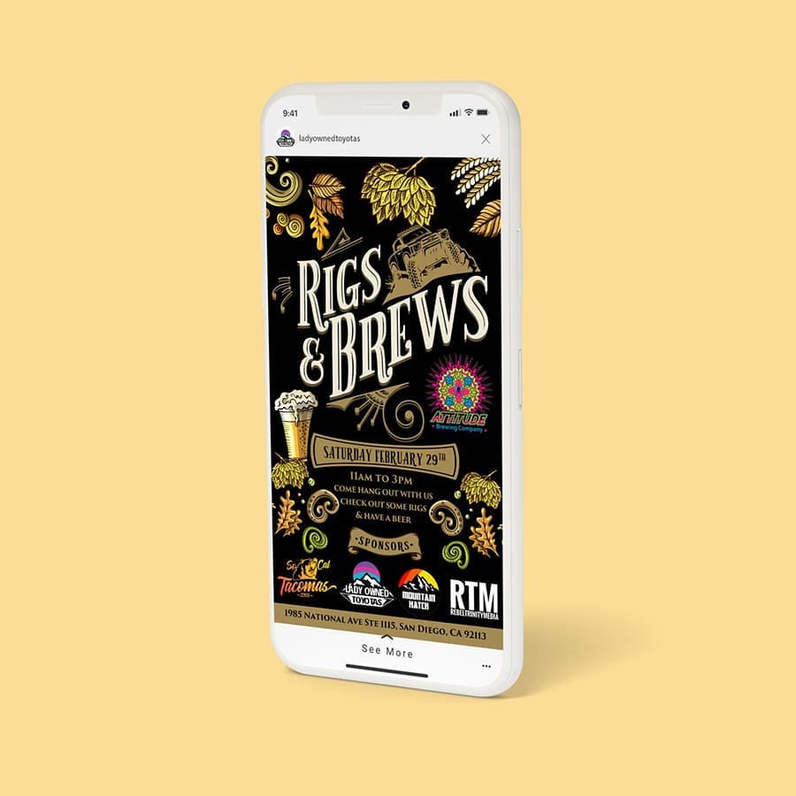 Instagram promo designed for @sexybeast.sd from @ladyownedtoyotas 👉 & shirt printed by @stitched.industries . If you want an opportunity to grab a shirt... you must attend this event! Rigs, drinks, raffles and more! .
.
.
.
.
.
@sexybeast.sd
@ladyownedtoyotas
@socaltacomas
@mountain_hatch
@rebeltrinitymedia
@attitudebrewing
@stitched.industries
.
.
.
.
#designspiration #graphicdesign #design #designspiration #4x4 #toyotasgonewild #toyotatacoma #overlandinglife #overlander #overlanding #girlsandtrucks #ladyownedtoyotas #letsgoplaces #adventure #themountainsarecalling #thegreatoutdoors #seekbeauty #seekadventure #optoutside #4runner #jeep #socaltacomas #tacoma #sandiego #socal #tacomaworld #toyotanation #toyota