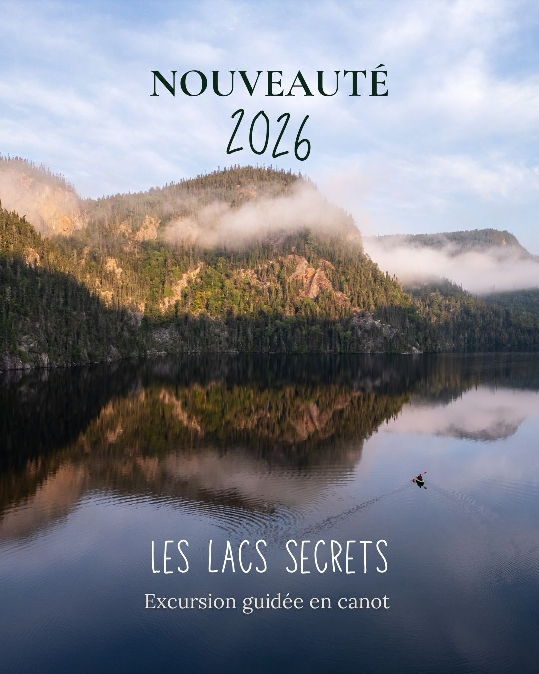 NOUVEAUTÉ EN 2026 !
Les Lacs Secrets - Excursion guidée en canot
Embarquez dans une aventure unique en canot à la découverte de lacs secrets et de forêts anciennes.
Notre guide naturaliste certifié vous fait découvrir les secrets les mieux gardés de ces environnements naturels. L’approche en canot est la plus douce et la plus respectueuse du monde sauvage qui peuple ces territoires exceptionnels.
Vous retrouverez dans cet activité une quiétude inégalée et un grand calme qui offrent un véritable moment de déconnexion à la frénésie du quotidien mais aussi un moment de connexion à ce qu’il y a de plus essentiel !
Réservez cette excursion sur coeur-sauvage.ca
#coeursauvage #côtenord #tadoussac #quebec