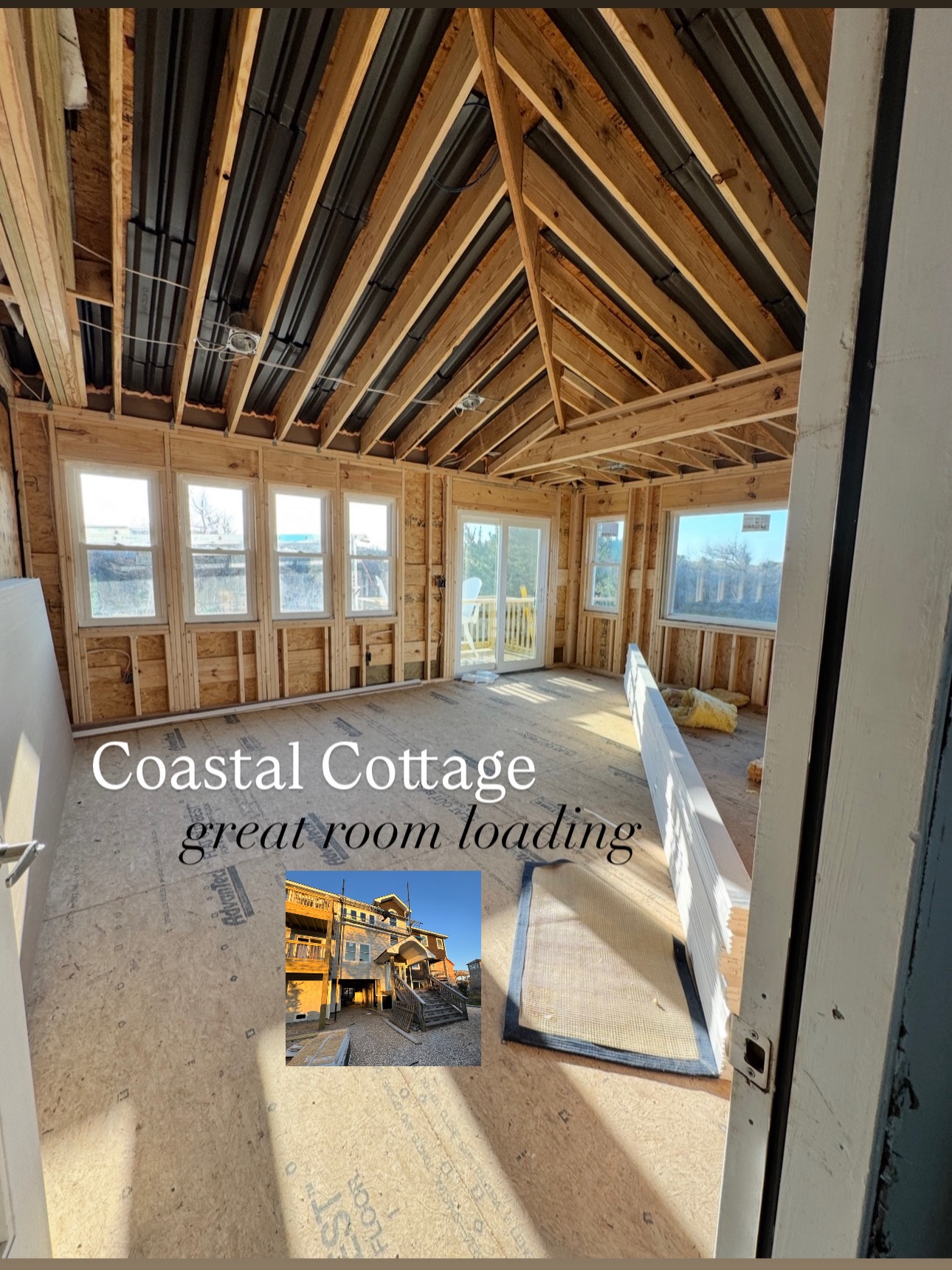 Spring is just a few weeks away🌷🌷…and the summer rental season is not far behind! 🌊☀️Excited to share a Coastal Cottage update (as we countdown to the season) with this new (truly) GREAT room. What a transformation from the original screen room! 🌸🏡
#beachhouse #renovation #beach #vacationhome #construction