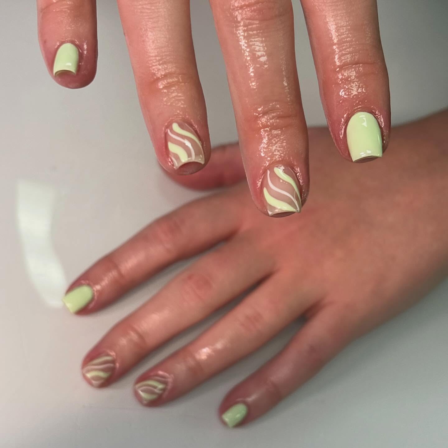 #buildergel #green #marchnails