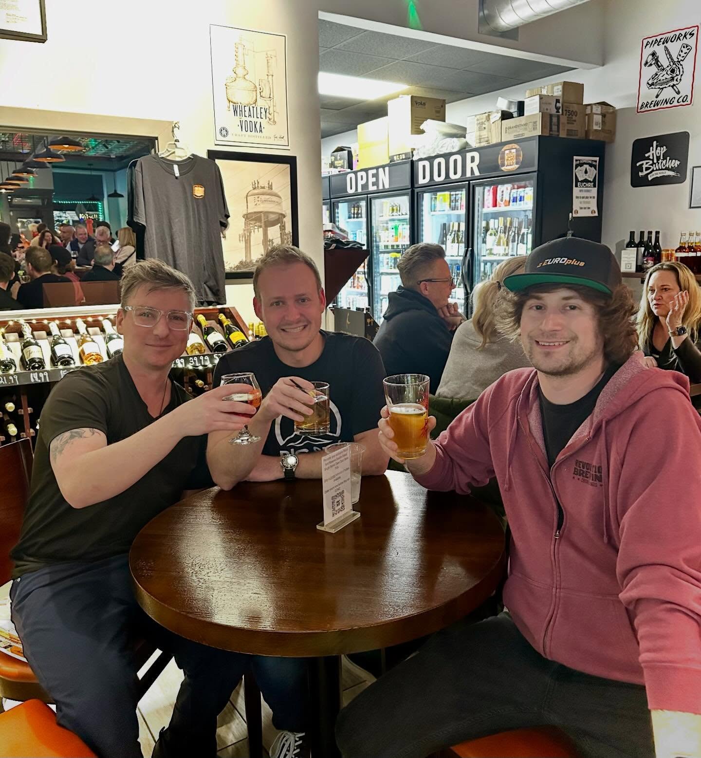 Even Dads need a night out. And we thank these Dads for making The Open Door their pick for the night. We hope you guys had a great time.
Gotta love Dads. They work hard to take care of their families. They are multi tasked and at the end of the day….they are our heroes!!
Hope y’all forwarded your clocks an hour today. Yes we are losing an hour of sleep but that will only get us for a couple of days. But the best part is that it will stay lighter out later.
If you haven’t gone online to check out our newest store pick with Woodford Reserve you might want to do that.
It’s a Double Oaked Single Barrel
super allocated offering from Woodford Reserve not an item for shelves, but an exclusive pick offered to very few accounts nationally and we are one of the first accounts to pick!
This is a pre order the bottles will arrive in June
10% of the total sales from this pick will benefit Infant Welfare CH
https://square.link/u/HPe6VhHV
On Instagram use the link in our bio.
Today is clearing up, so go get some patio time and have a drink.
see you soon
We look forward to serving you
🍺🍻🍸🍹🍹🍷🥂🍾
@theopendoortaproom