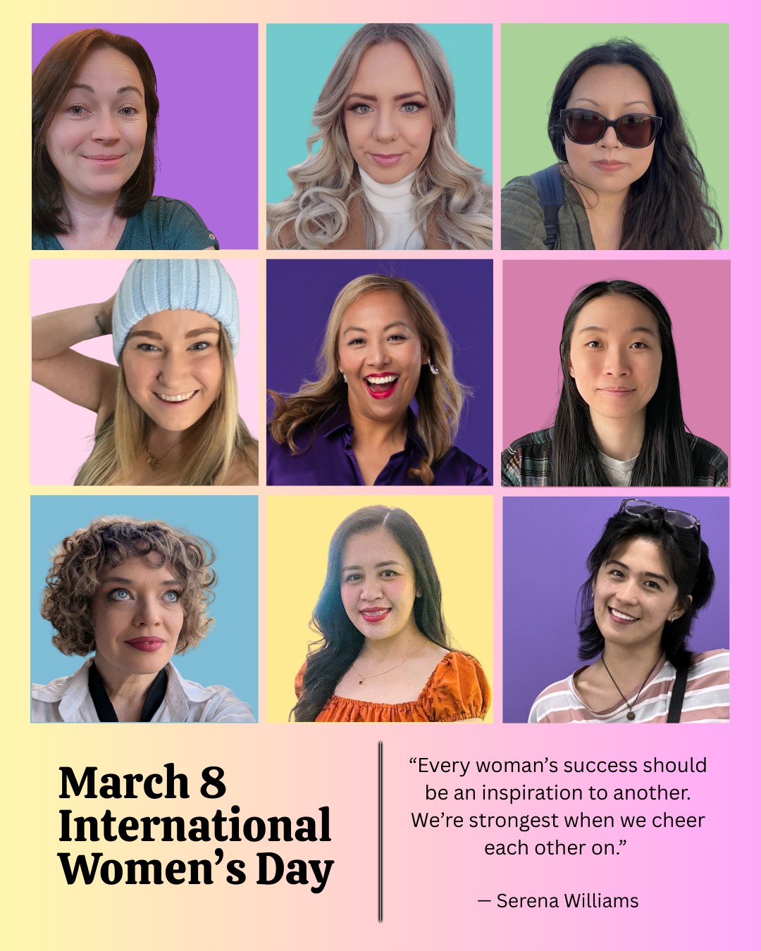 Today we’re celebrating the incredible women at Playology 💜
From creativity and innovation to teamwork and leadership, these nine amazing women represent the passion and talent behind what we do.
Today and every day, we celebrate the power of women supporting women. 💫