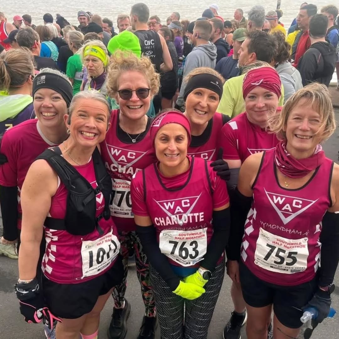 We had lots of WACers in action last weekend, with coastal races in Southwold and Great Yarmouth, and cross country events at Broadland Country Park and Stody.
Congratulations to Dani Gilbert and Lisa Greengrass for their new PBs at Southwold Half Marathon, and to Lian Penson and Katie Whitmore for new age group PBs. It was a cold and windy day, which made for challenging conditions, making the PBs even more impressive.
Well done to all of our runners and good luck to anyone racing this weekend. It's our annual gala night tonight, so any PBs tomorrow will be a significant achievement!