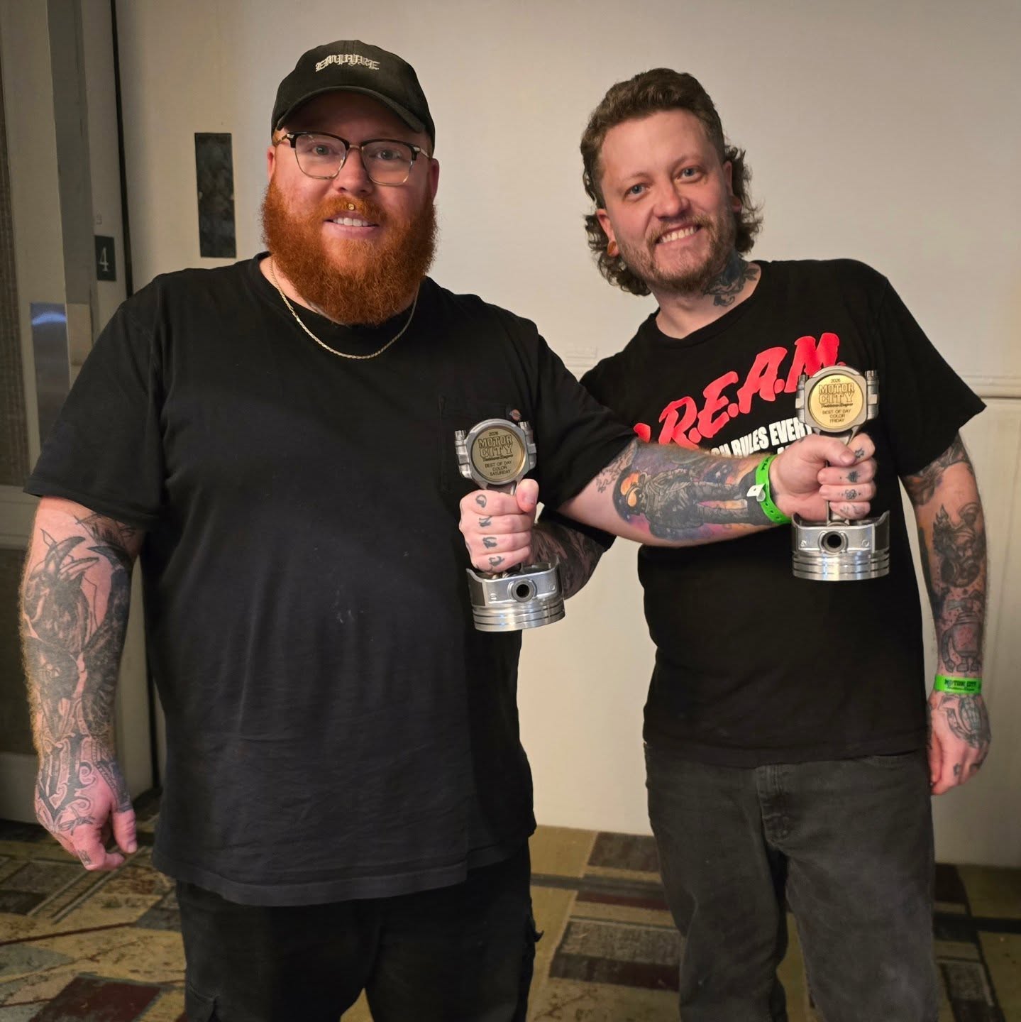 This past weekend at @motorcitytattooexpo came with some well-deserved recognition for our artists too. Huge congratulations to Josiah & Brandon!
@j3ink
@inkbybrandonlee
Brandon – Best of Day Color – Friday
Josiah – Best of Day Color – Saturday
Josiah – Best of Day Color – Sunday
Josiah – Best Medium Color (Healed)
Brandon – Best Portrait (Healed)
Josiah – Best Large Black & Gray (Healed)
Swipe through the photos to check out the pieces they won these specific awards with! 🏆
We’re incredibly proud of the dedication and passion our crew brings to their craft every day. 👏
#motorcitytattooexpo #awardwinningtattooartists #tattooawards #detroitmichigan #michigantattooers