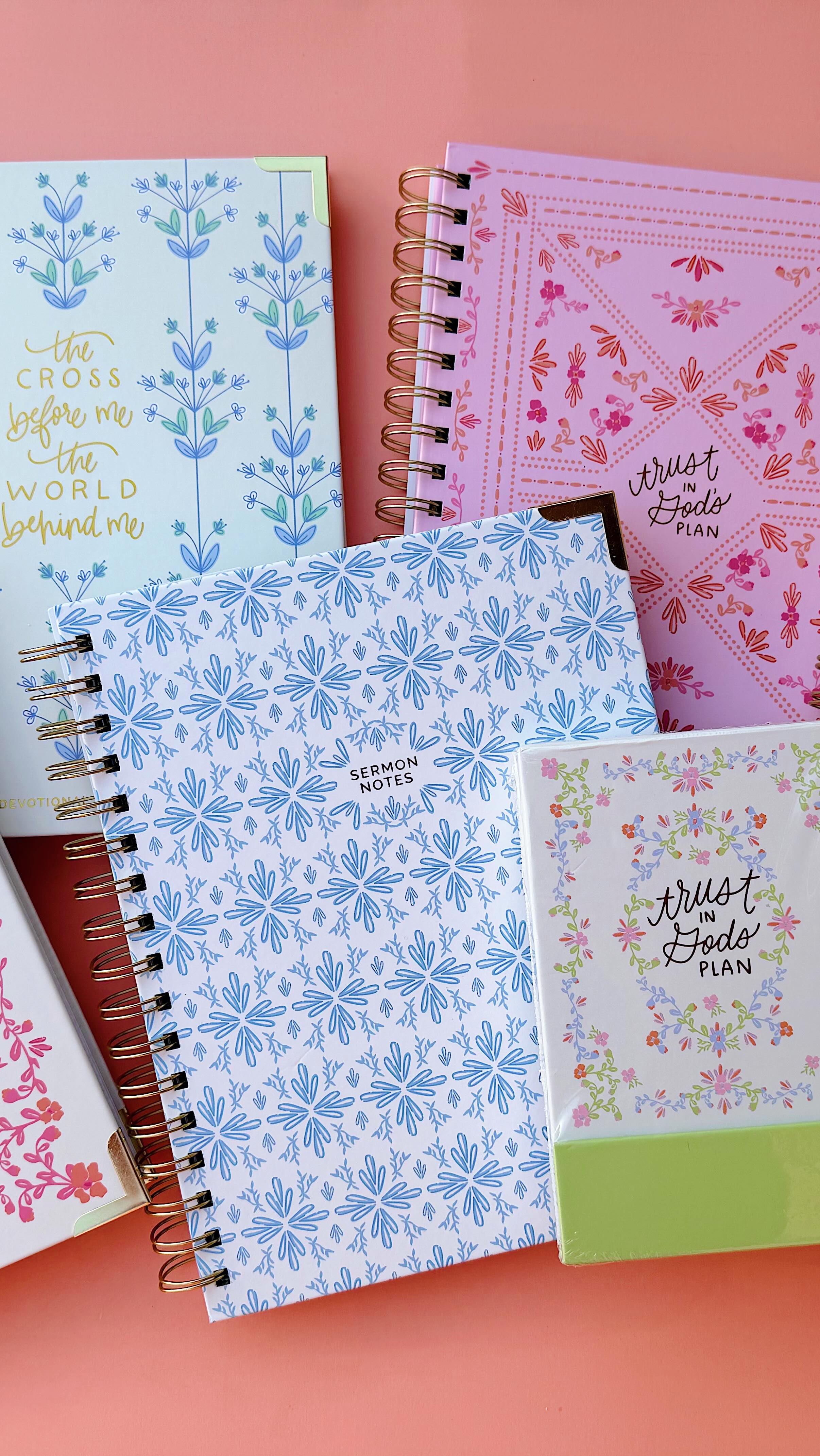 Spring always feels like a fresh start—new blooms, unwritten pages, & a beautiful place for prayers, reflection, and hope in a new season. 🌸 These devotional + sermon journals are the perfect companion for quiet time & worship, and make such meaningful Easter gifts.
•
•
•
•
#christiangifts #quiettime #onlinegiftshop #eastergiftsforteens #sermonnotes