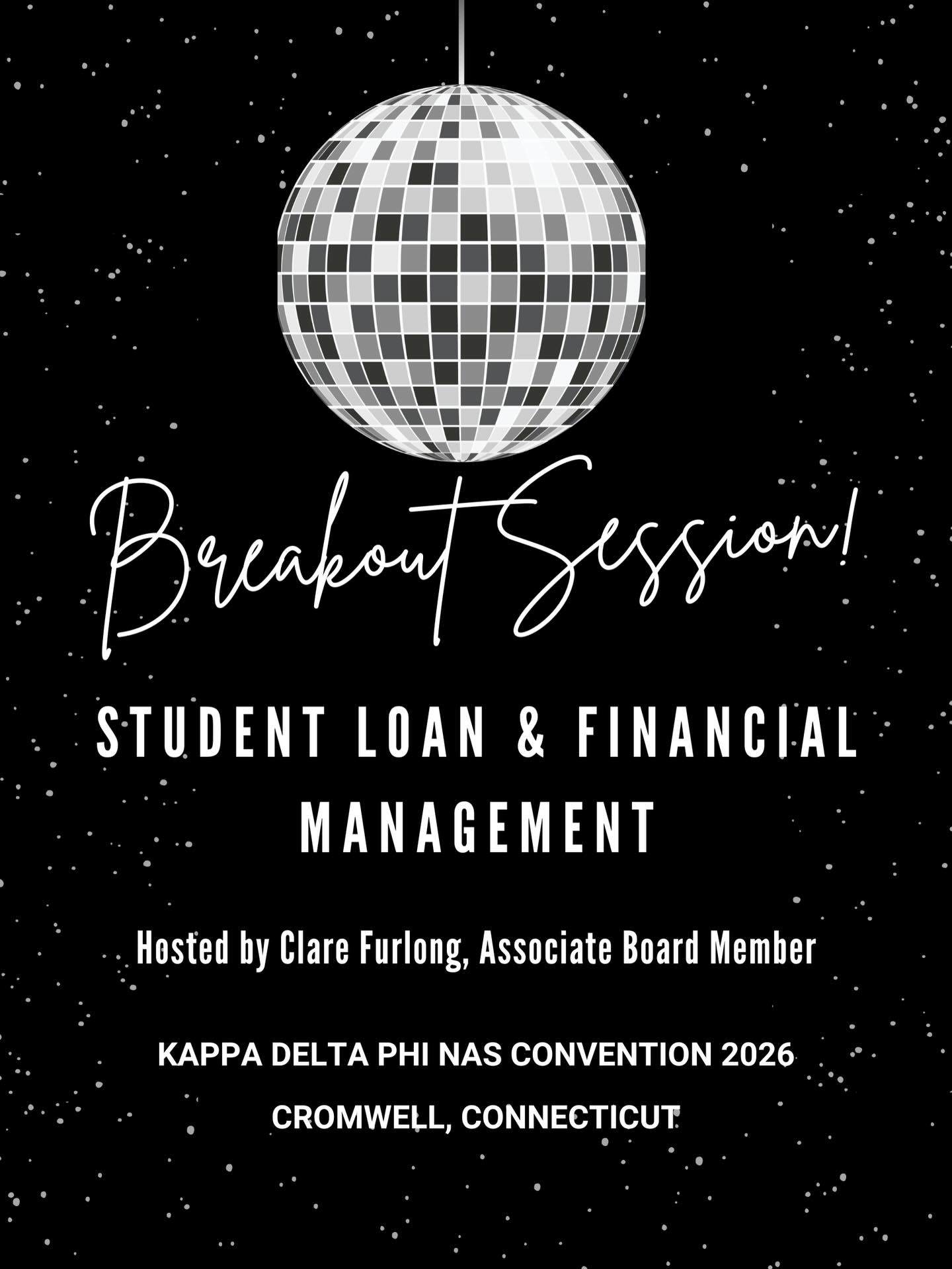 Breakout session announcement π£