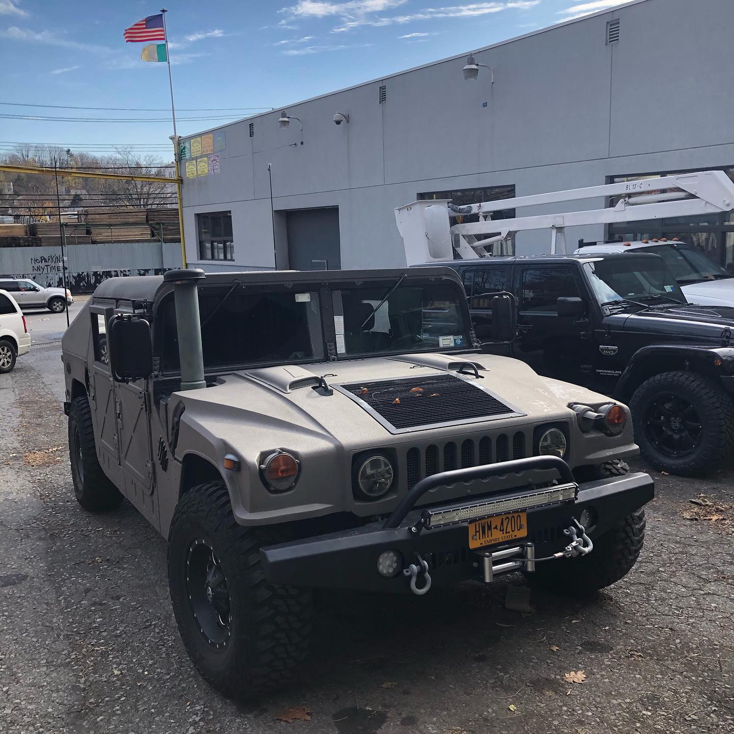 Hummer in for some work! #hummer #humvee #dieseltrucks #dieseltech #yonkersny #westchestercounty #nyc