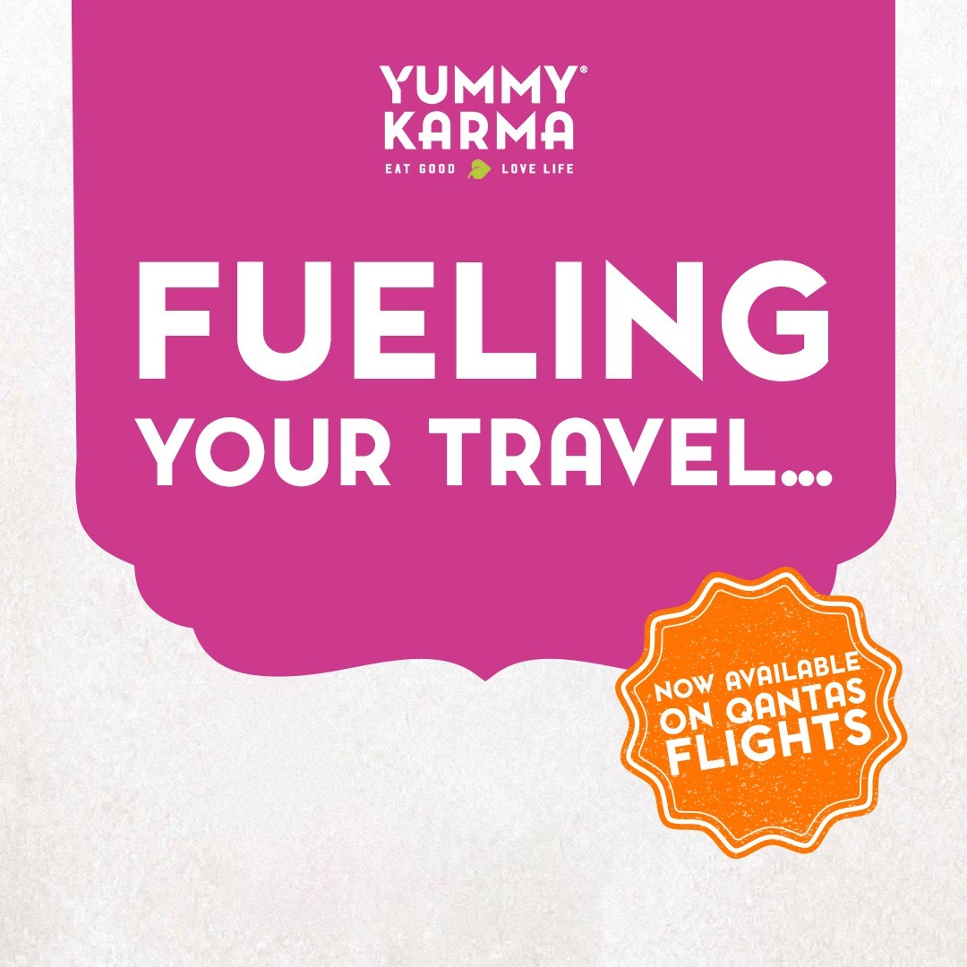Take your taste buds on a journey with Yummy Karma meals, now served onboard @qantas Flights!
Fuel your travels with wholesome, healthy goodness at 30,000 feet. 🌟✈️