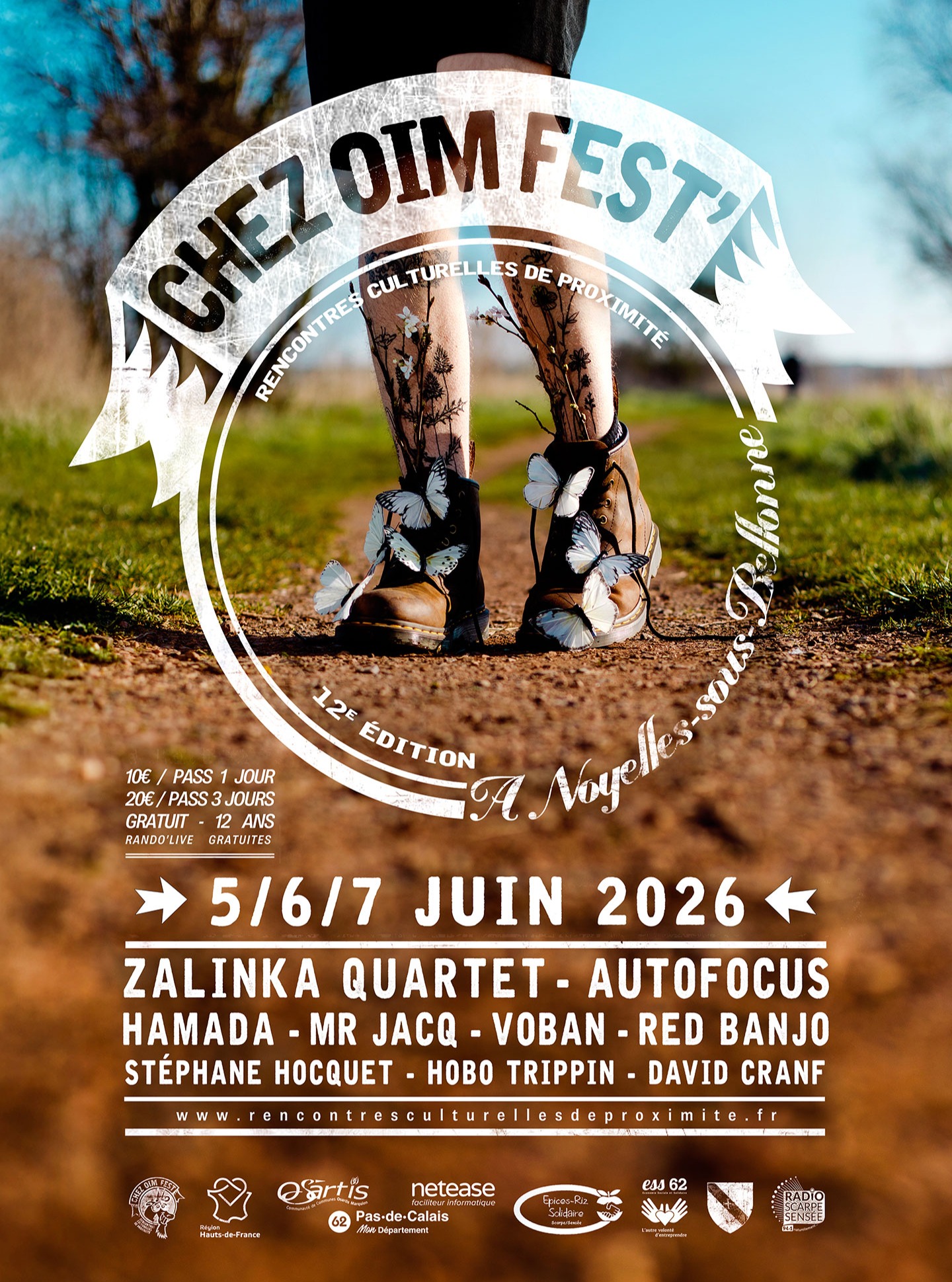 Le Chez OIM Fest’ revient.
Rendez-vous les 5, 6 et 7 juin 2026 pour la 12e édition. Trois jours à la campagne entre musique du monde, découvertes et moments de bien‑être.
Une parenthèse pour écouter, rencontrer, respirer et partager.
Restez à l’écoute.
Le visuel est signé @kiki_bronx