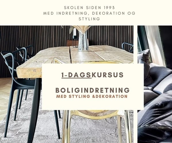 Drømmer du om at blive bedre til boligindretning?
På dette intensive 1-dags kursus i boligindretning lærer du de vigtigste principper inden for styling, indretning og visuel balance i hjemmets rum.
Du får konkrete værktøjer til at arbejde med:
• Hvad er en god styling
• Farver og materialer
• Møblering og rumforståelse
• Styling og visuel helhed
• Professionelle designprincipper
Kurset er for dig, der:
• elsker boligindretning
• ønsker mere faglig viden
• er privat person eller ansat
• arbejder med bolig, butik eller styling
Undervisningen tager udgangspunkt i mere end 30 års erfaring fra branchen og giver dig et indblik i de metoder, professionelle indretningsfolk arbejder med.
📅 Næste kursusdato: 30. marts 2026
⏰ Tid: Kl. 09.00 – 16.00
🥗 Frokost er inkluderet
Læs mere og tilmeld dig via hjemmesiden – eller kontakt os for spørgsmål.
#boligindretning #kursus #dekoratørskolen #indretning #boligstylist