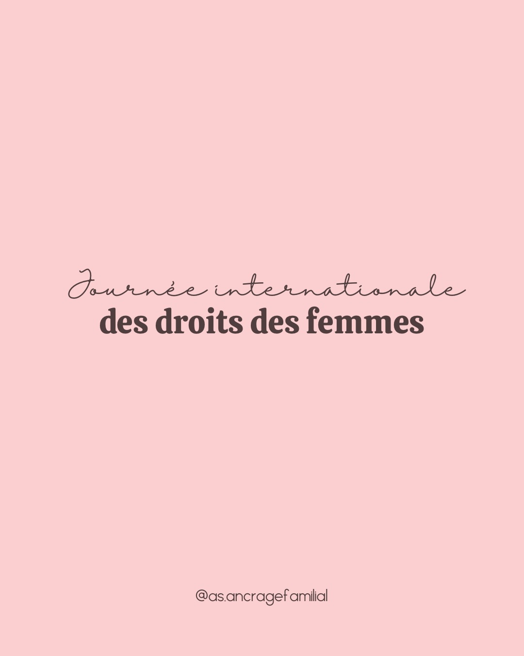 En cette journée internationale des droits des femmes, un petit clin d’oeil aux mamans. 🩷
Parce que soutenir les mères, c’est soutenir les enfants !